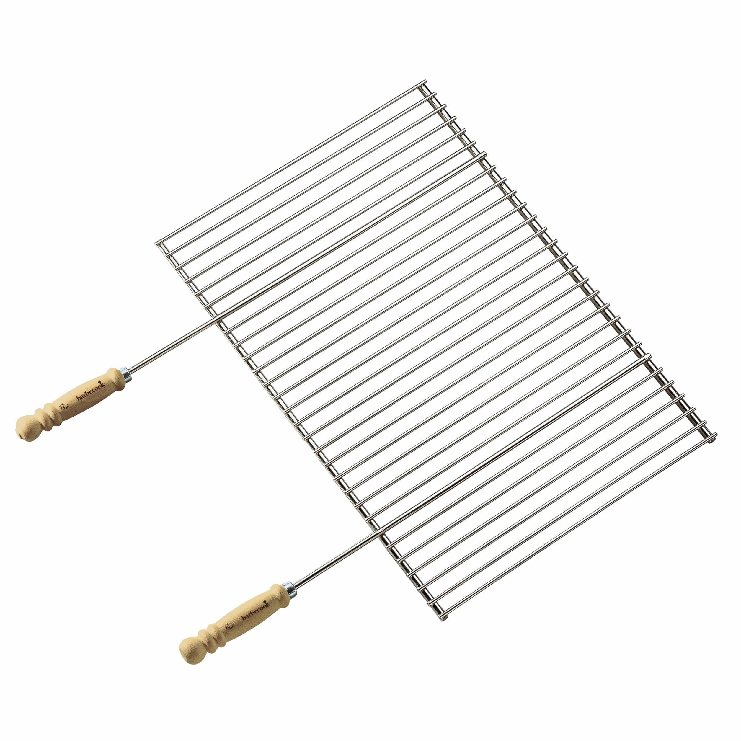 Barbecook Ruszt do grillowania chromowany prostokątny stal szlachetna 58,5x40 cm srebrny