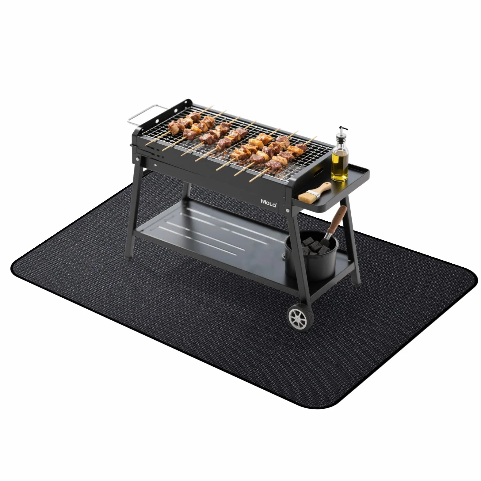 Mata żaroodporna do paleniska 2000°C 93x132 cm