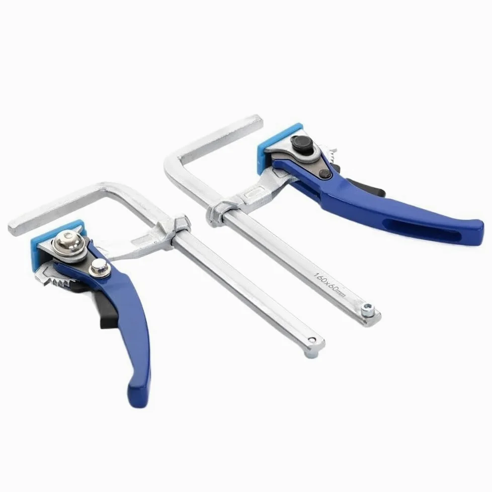 VIDOO Szybki Ścisk Grzechotkowy Jaskółczy Ogon 160x60mm F-Clamp do Szyn 14 Stopni Narzędzie Połączeniowe-2 Sztuk