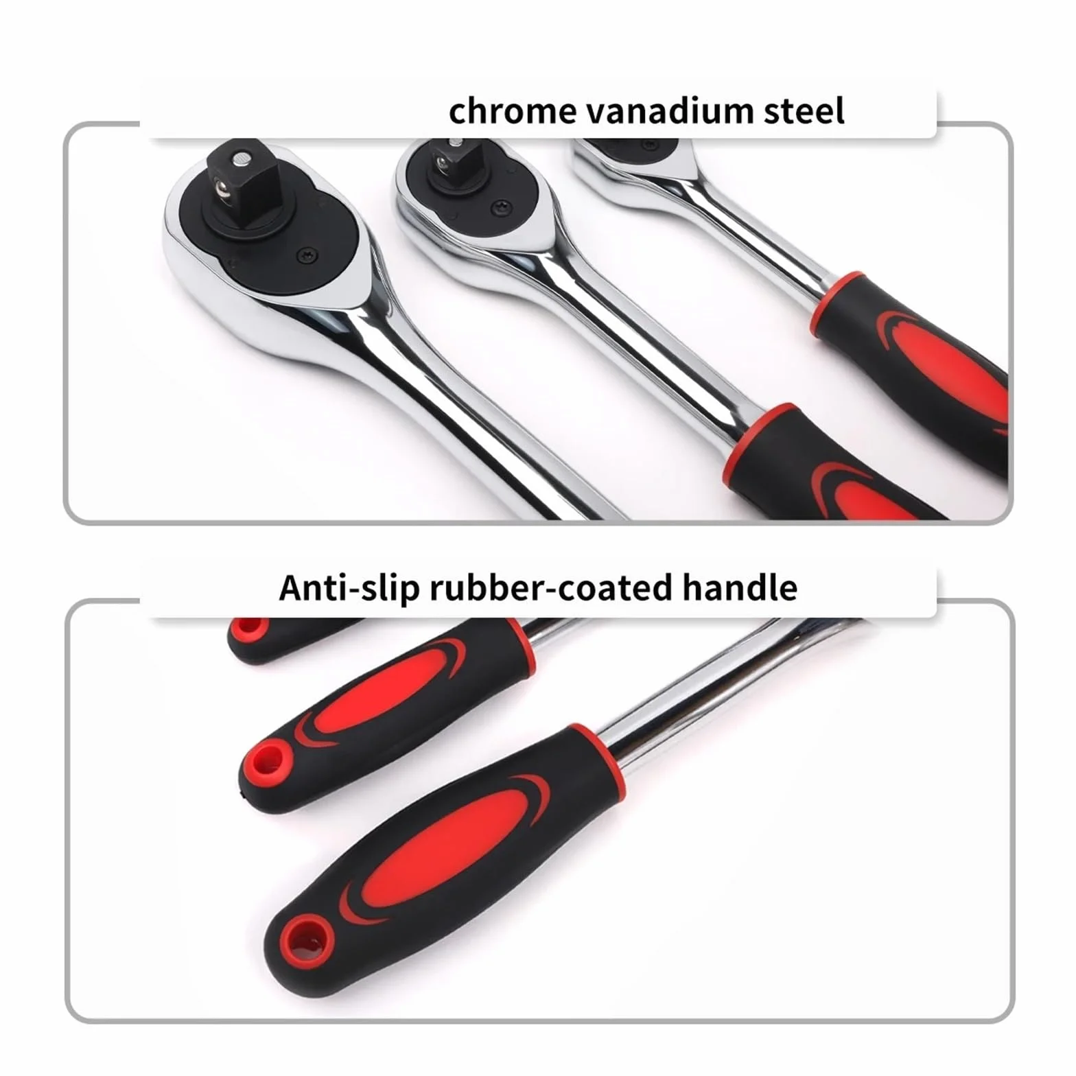 Klucz nasadowy 52 w 1 72 zęby 1/4 "3/8" 1/2 "regulowane przedłużenie klucz z grzechotką długi obrotowy teleskopowy(1-4 flexible handle)