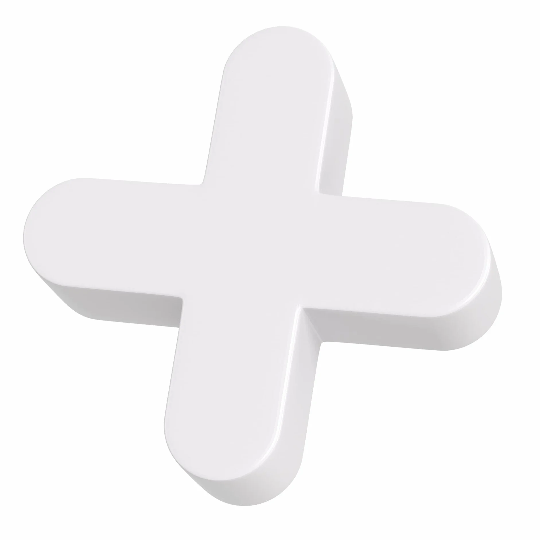 Meister Krzyże do płytek 2,0 mm – praktyczny zestaw 1800 sztuk – z wytrzymałego polipropylenu – biały/akcesoria do płytek/pomoc w układaniu płytek/krzyż do fug / 4427000