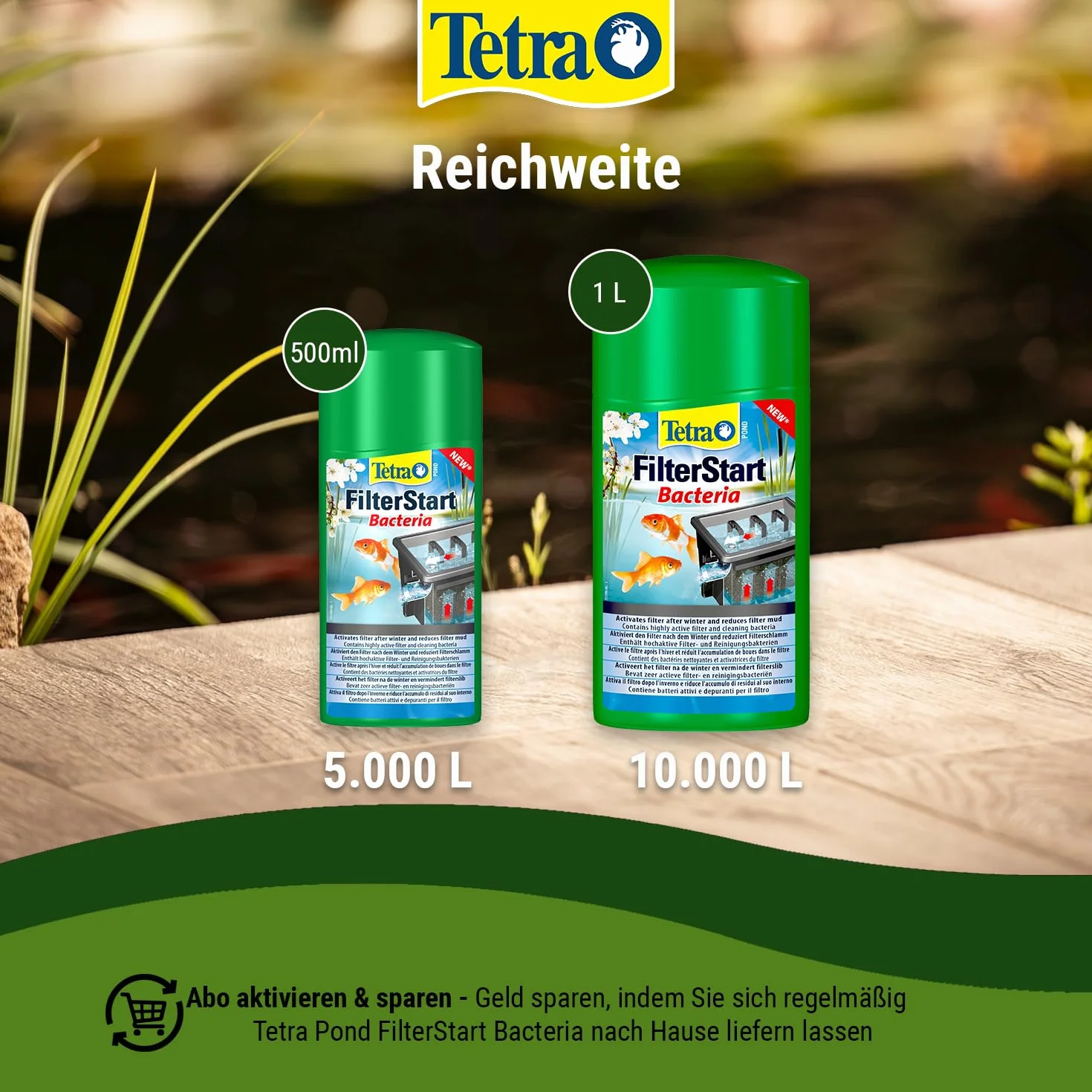 Tetra Pond FilterStart 500 ml