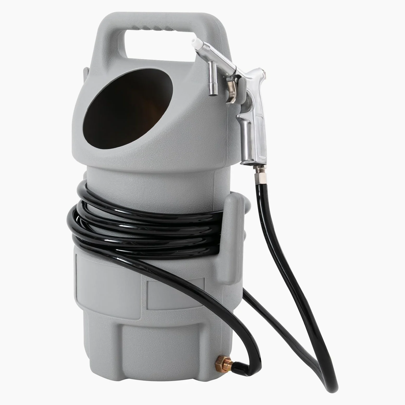 Mobilne urządzenie do piaskowania, mobilne urządzenie do piaskowania, 50 lb, przenośny pistolet do piaskowania, pneumatyczny z pistoletem natryskowym 4,5 m