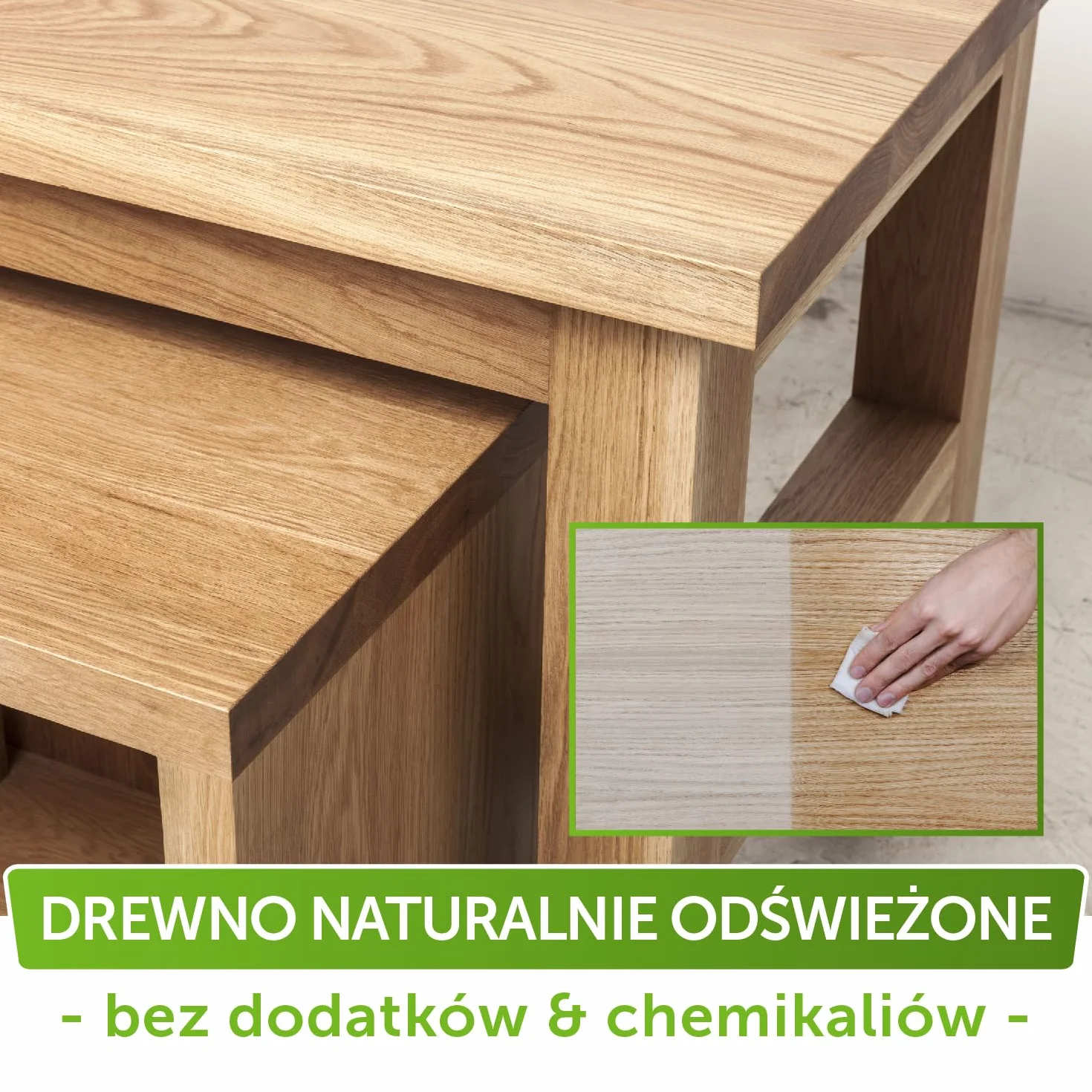 Nordicare olej lniany [500ml] do ochrony drewno i lakieru wnętrz
