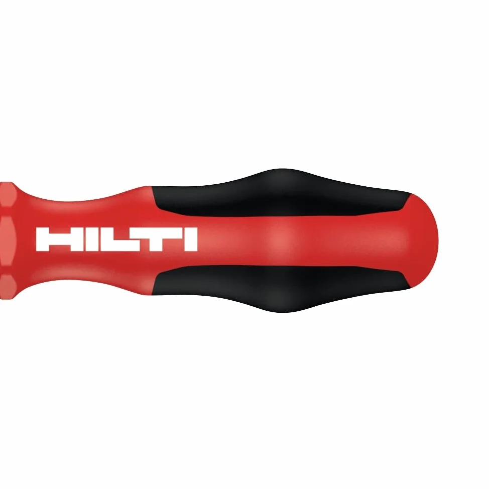 Hilti 2039207 S-SD-S COMP 7-częściowy zestaw wkrętaków ręcznych (wkrętarka ręczna, z końcówką Black Point i ramą do montażu na ścianie, wkładka sześciokątna)