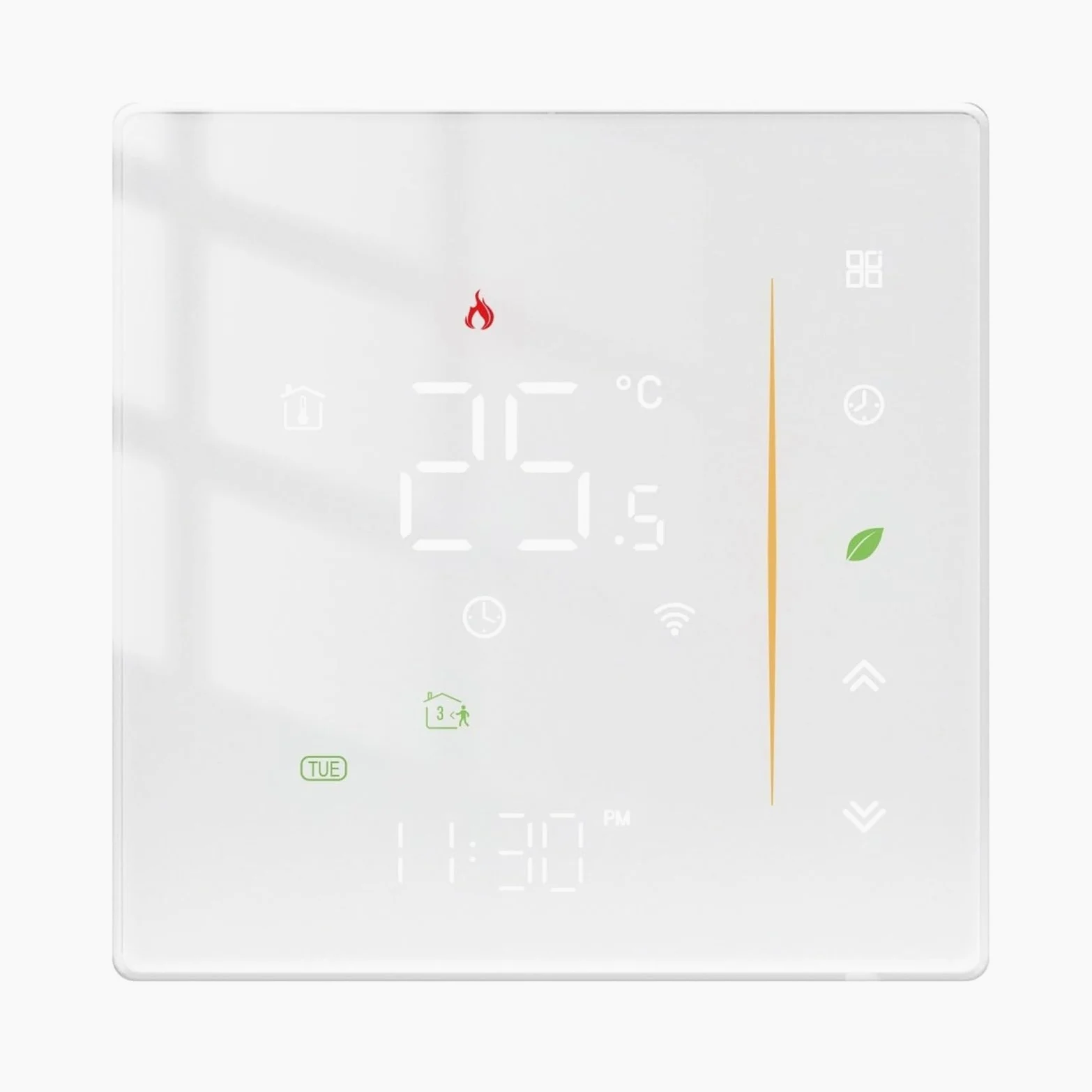 Termostat WiFi Bezprzewodowy regulator temperatury w pomieszczeniu wody/elektrycznego ogrzewania podłogowego Kocioł gazowy Wilgotność APP Praca OszczęDza Energię I Koszty Ogrzewania(WHT-006-GA-WH-MS)