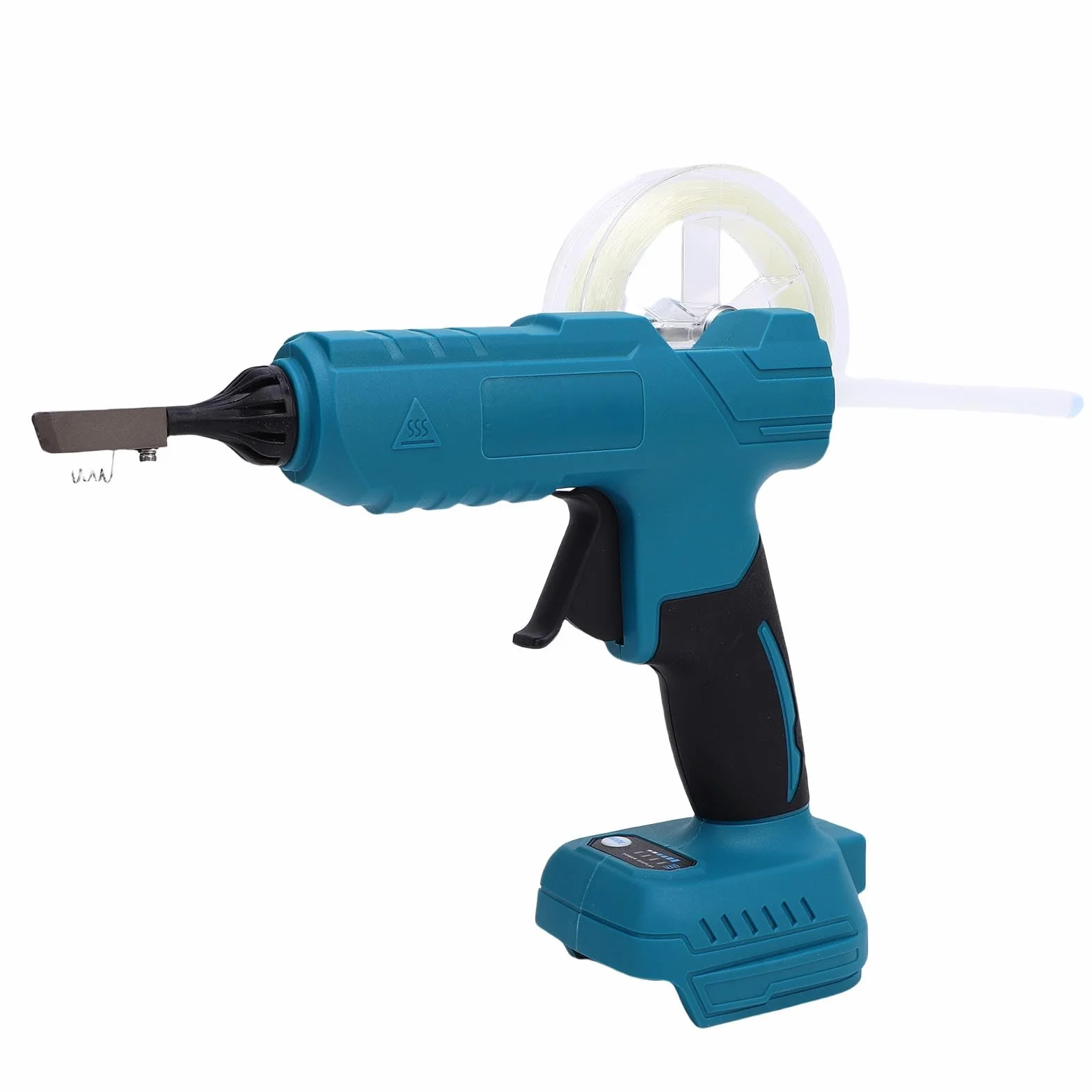 Pistolet do Klejenia Okablowania światłowodowego Pistolet do Klejenia na Gorąco ABS 428F Sztyfty 11 Mm 3 5 Minut Wstępnego Rozgrzania Port z Wycięciem i Szczelina Wylotowa światłowodu