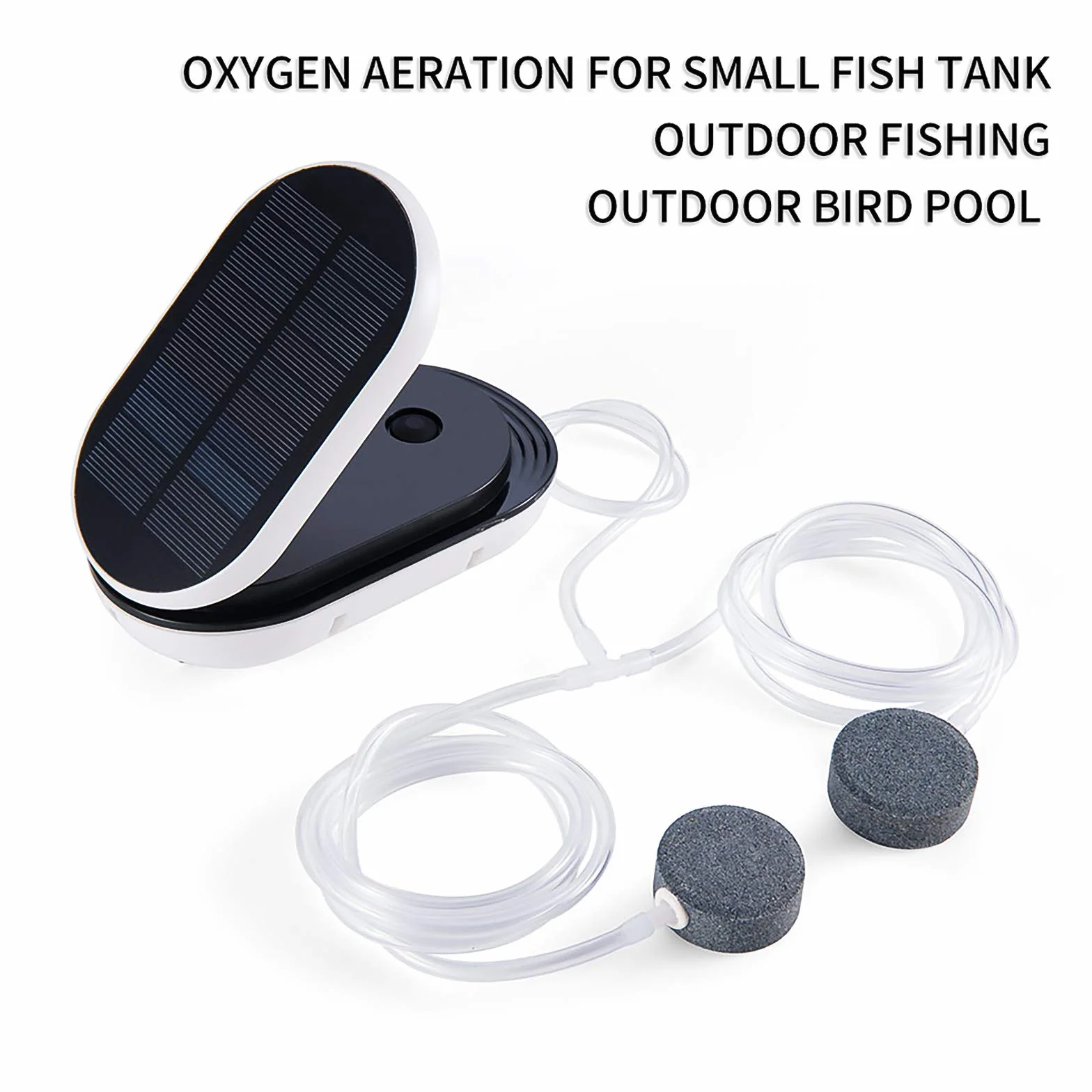 Oxygenator do stawu, 3 tryby pracy, pompa z klapką, zasilana energią słoneczną, pompa tlenowa, pompa powietrza, zbiornik na ryby z napędem USB, napowietrzacz do stawu, akwarium