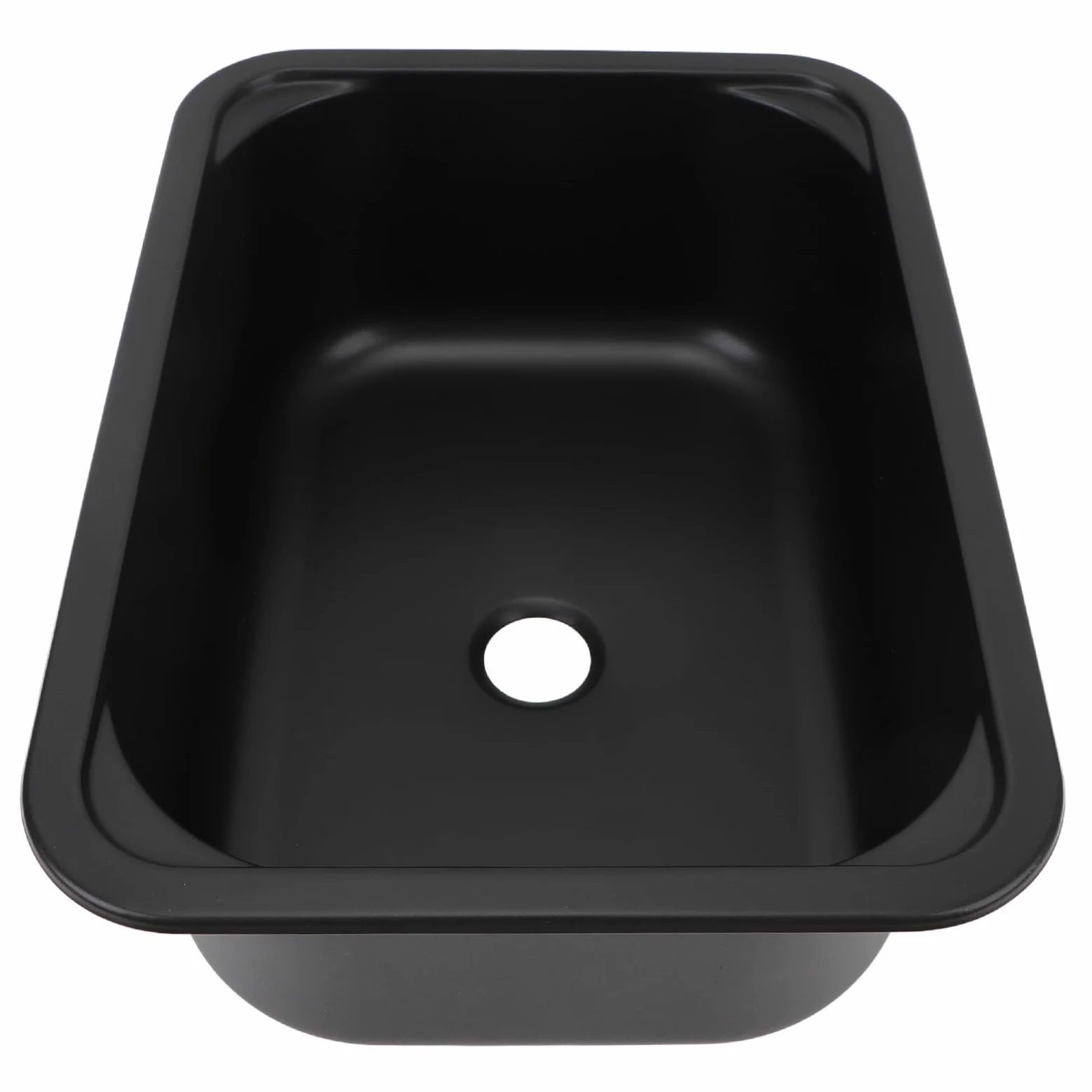 SUNGOOYUE Zlew do Samochodu Kempingowego, Zlew Kuchenny ze Stali Nierdzewnej 304 z wpuszczoną pojedynczą komorą, 380x280x145 Mm, pojemność 12 L, Otwór Odpływowy 40 Mm, Mocowanie Wpuszczane do