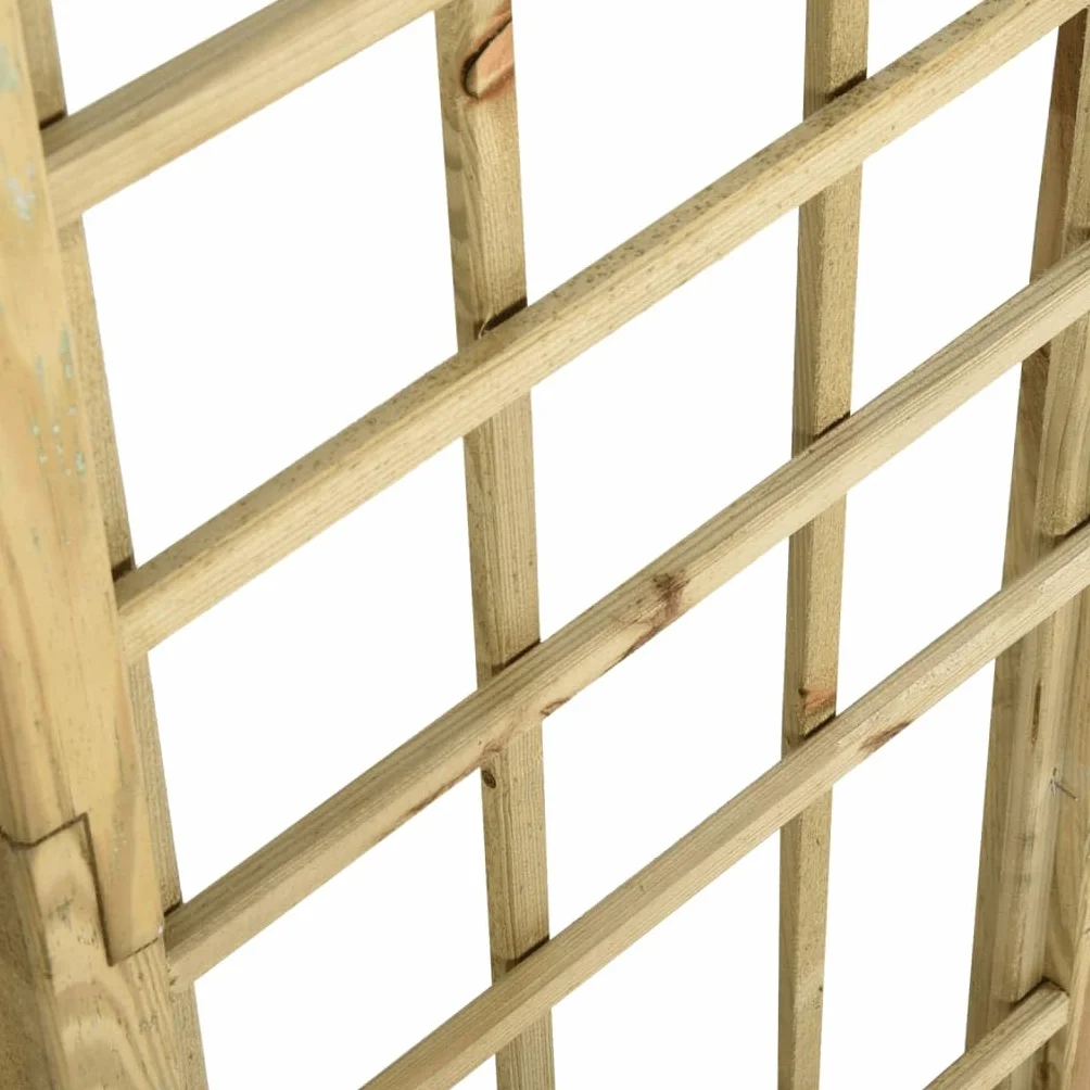 vidaXL Pergola ogrodowa zwieńczona łukiem, impregnowane drewno sosnowe