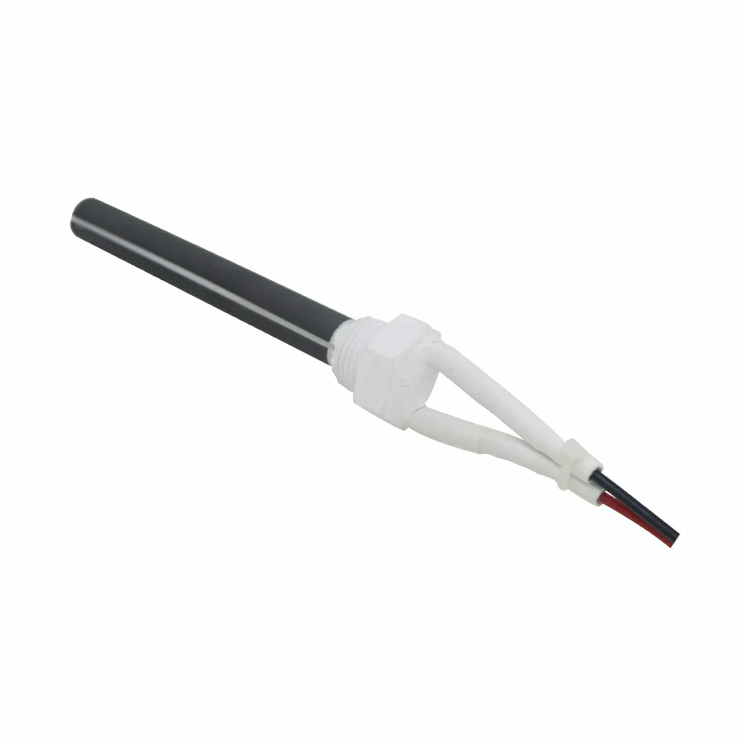 Ceramiczny zapalnik do pelletu 3/8 cala zapłon na pellet 220 V 300 W element zapłonowy 100 x 10,5 x 6 mm (stały na górze)