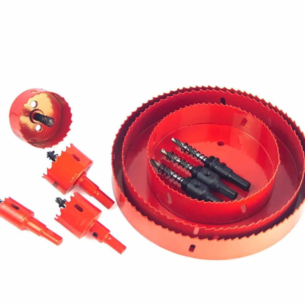 sztuk 16-300mm bimetaliczny zestaw otwornic do drewna do obróbki drewna blachy Plasti kaluminium wiertło wiertnicze akcesoria narzędziowe DIY, 170mm