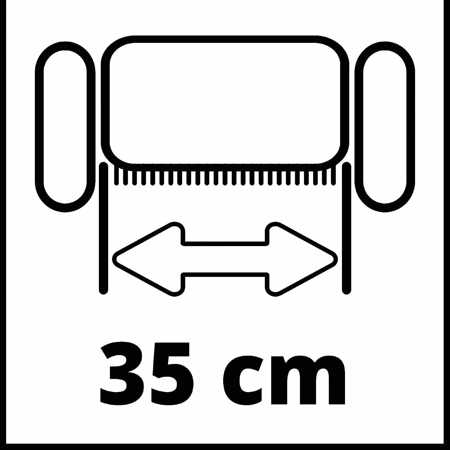 Einhell Ge-Sc 35/1 Li-Solo Wertykulator Akumulatorowy, Czerwony/Czarny, 35 cm
