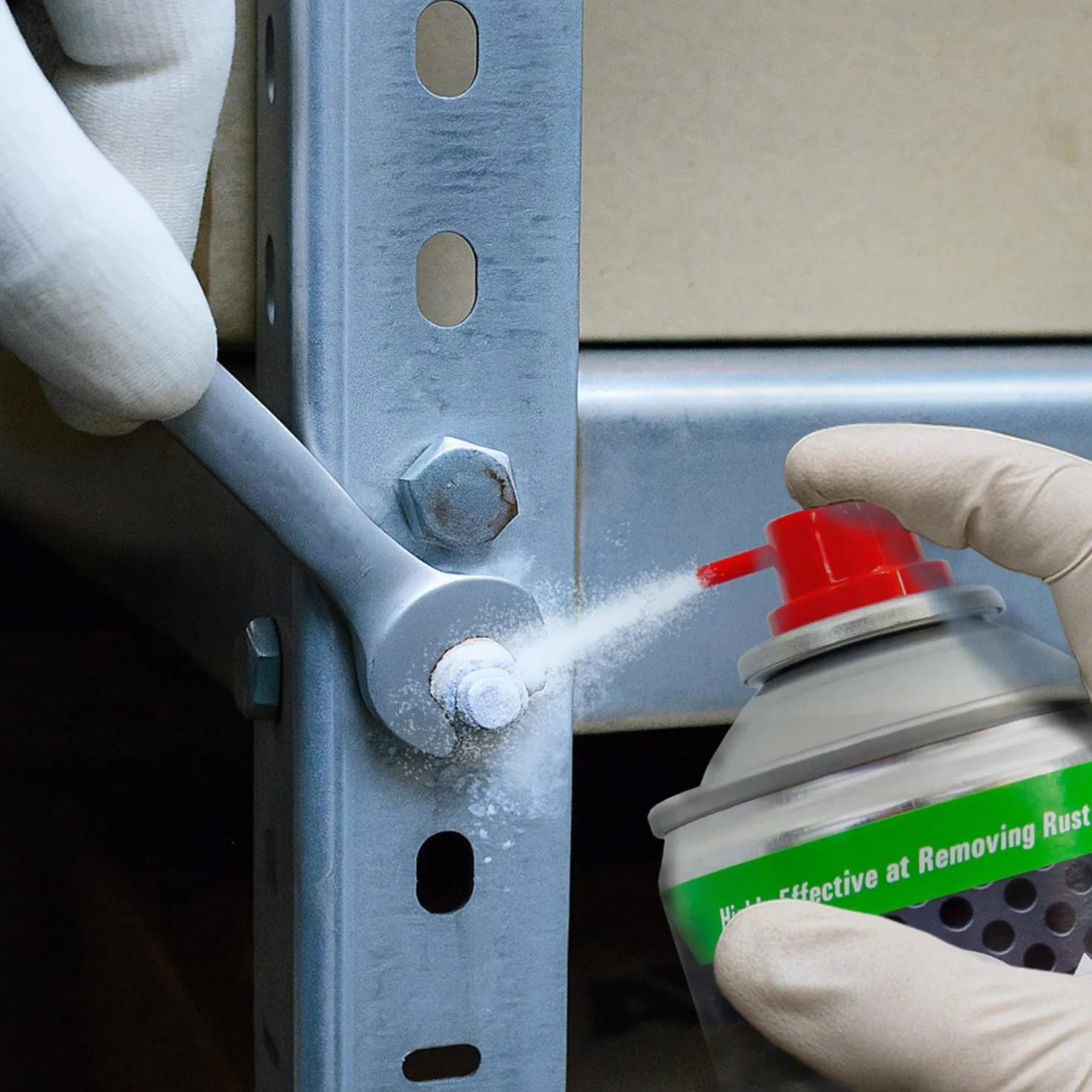 AABCOOLING 1x 500ml Rust Off Ice - Odrdzewiacz Zamrażacz -40°C, Penetracja zardzewiałych połączeń, Samochód, Narzędzia, Maszyny, Inhibitor Neutralizator Rdzy, Środek do usuwania rdzy, Spray, Ochrona