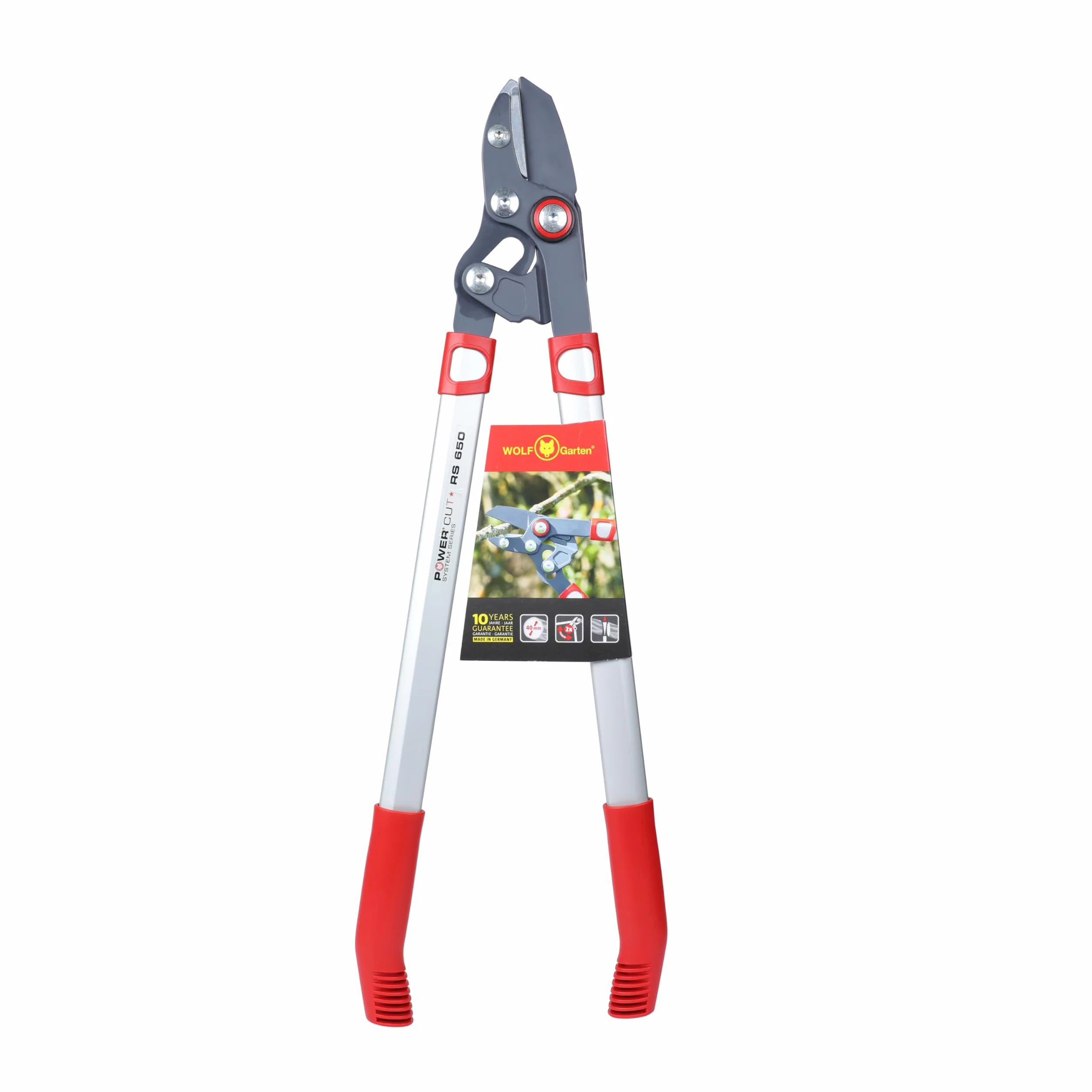 Wolf Garten "Power CUT RS 650" Lopper, czerwony/żółty/srebrny, 66 x 21 x 3,3 cm