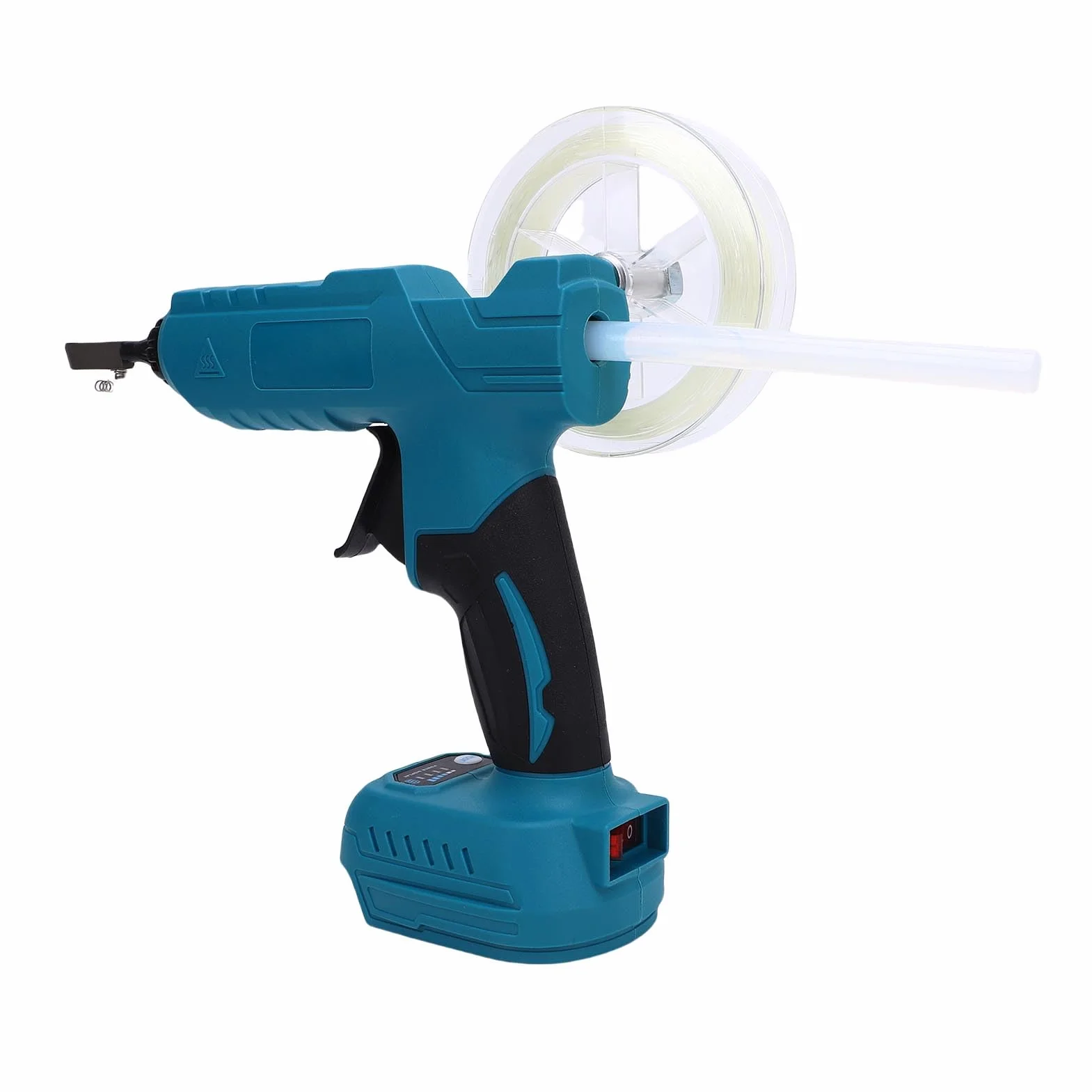 Ejoyous Niewidoczny Pistolet do Klejenia światłowodowego, Pistolet do Klejenia na Gorąco z Włókna światłowodowego ABS, Szybkie Nagrzewanie 428F od 3 5 Min, Sztyfty Kleju 11 Mm, Kabel i Wyjście Kleju