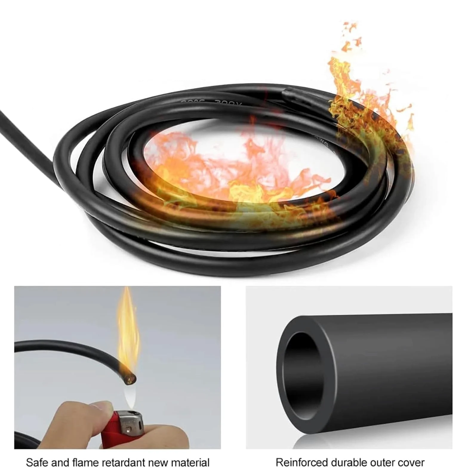 Ekranowany kabel alarmowy, Kabel skrętkowy ekranowany UL2464 22AWG 300 V -20°C do 80°C 4-20 żył(25ft,22AWG-14C)