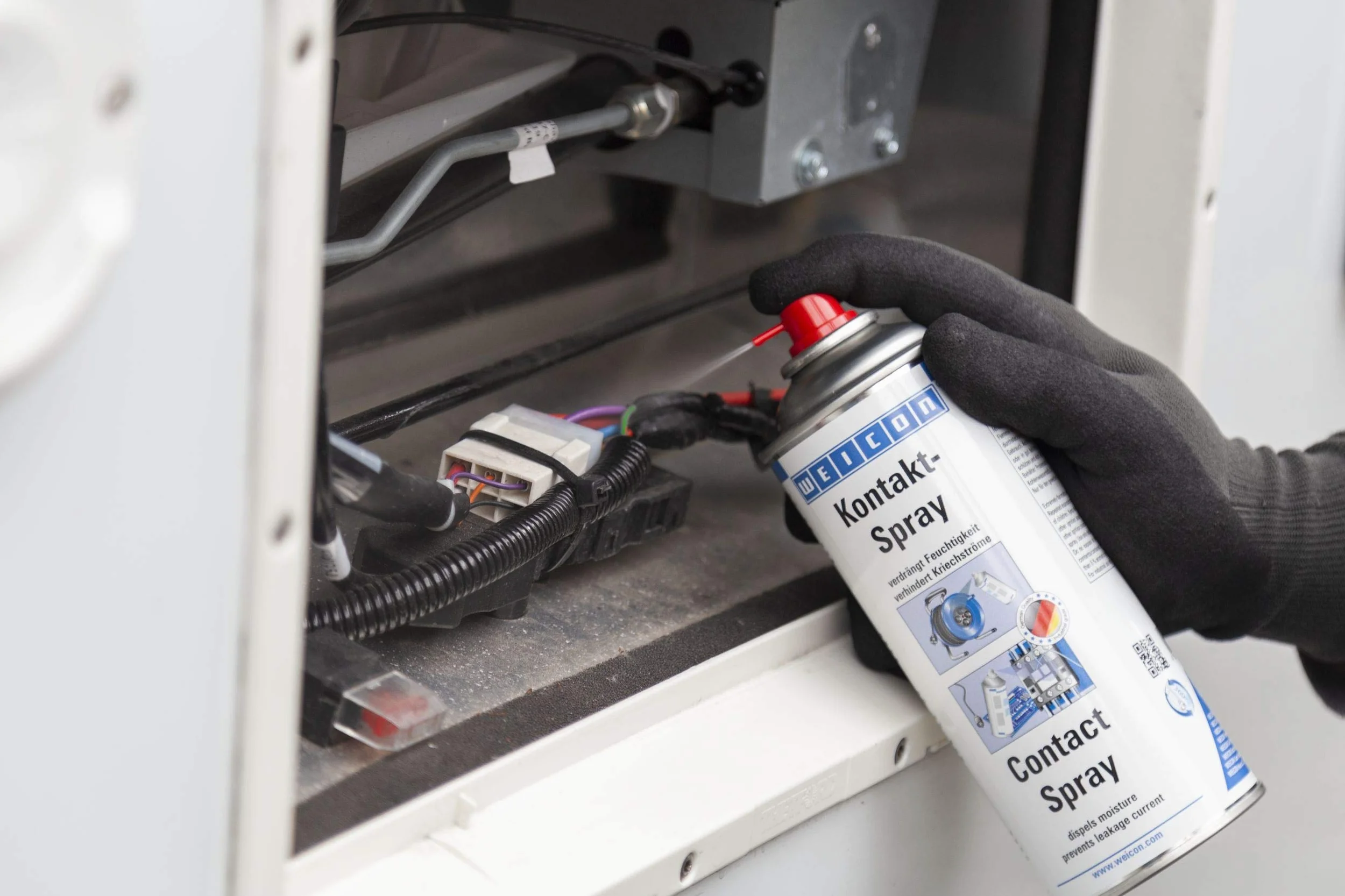 WEICON Spray kontaktowy 400 ml, pielęgnacja i ochrona styków elektronicznych, bezbarwny