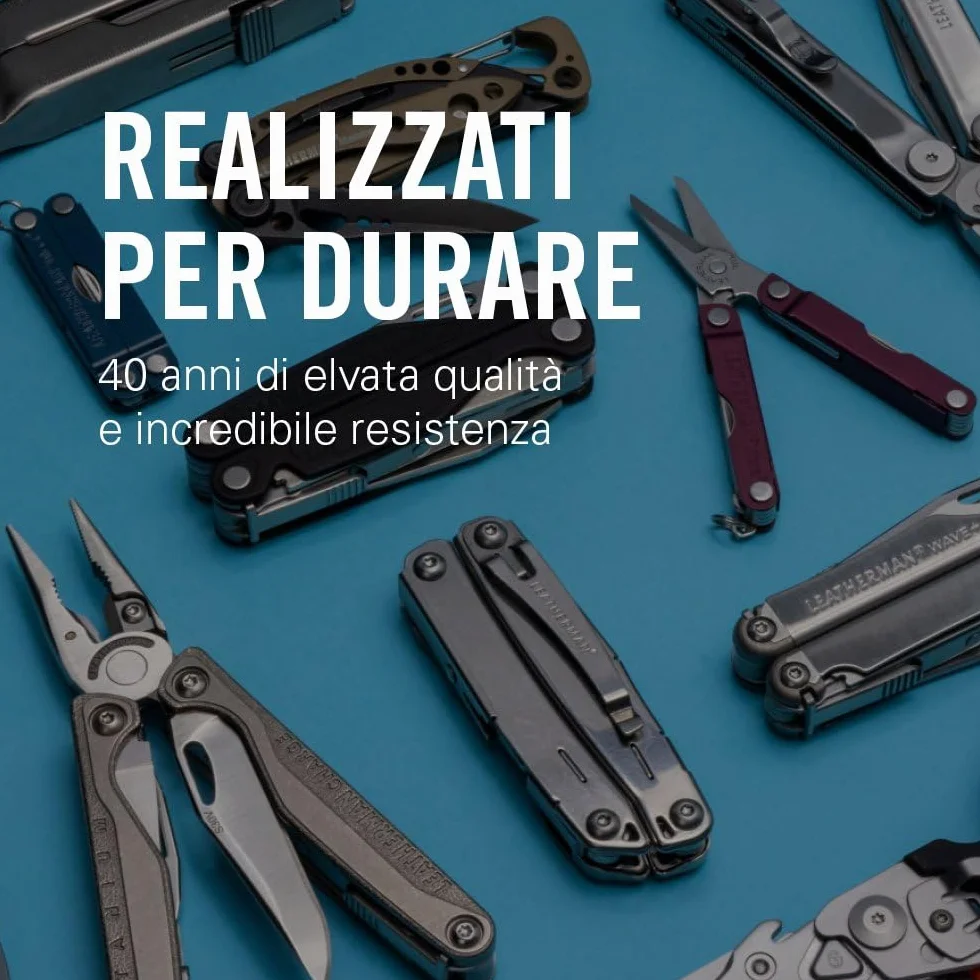 Leatherman Rebar Multitool 17 Narzędzi Czarna Stal Nierdzewna Czarny