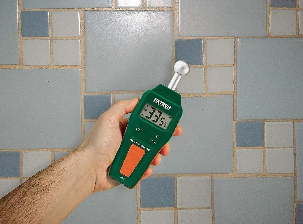 Extech MO57 Pin Mniej wilgotnościomierz, zielony