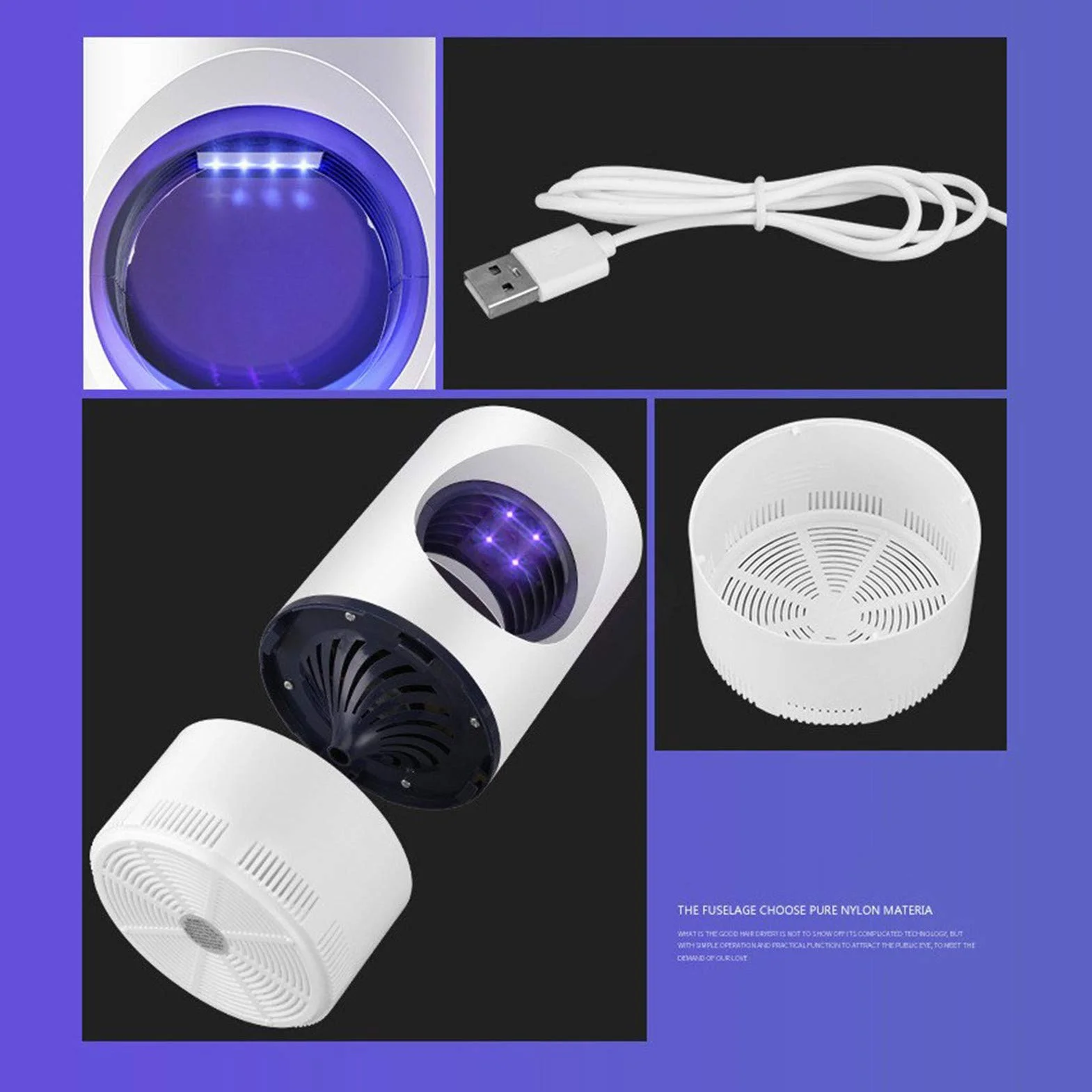 Zabójca na komary Sky Eye Killer pułapka owadobójcza USB (M)