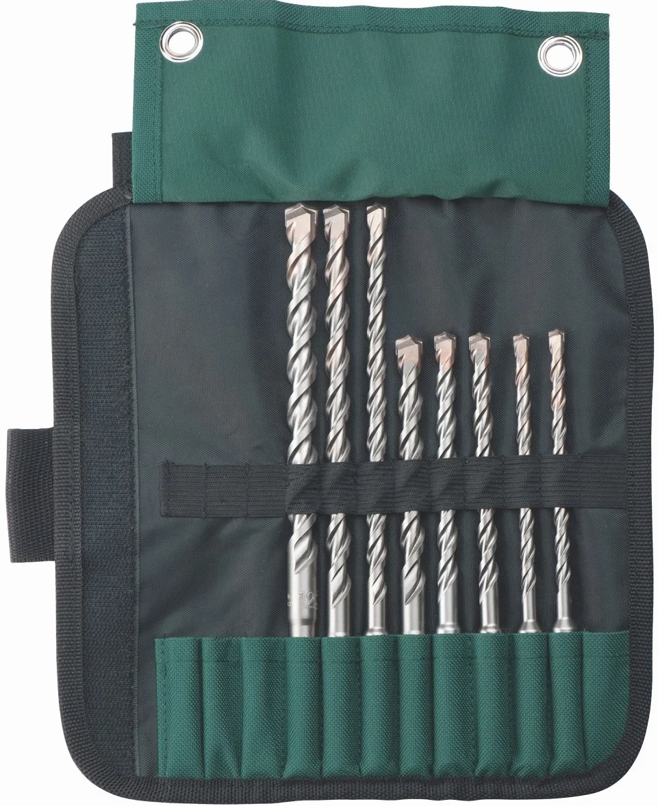 Metabo 631715000 SDS-Plus Pro 4 zestaw wierteł 8-częściowy, zielony