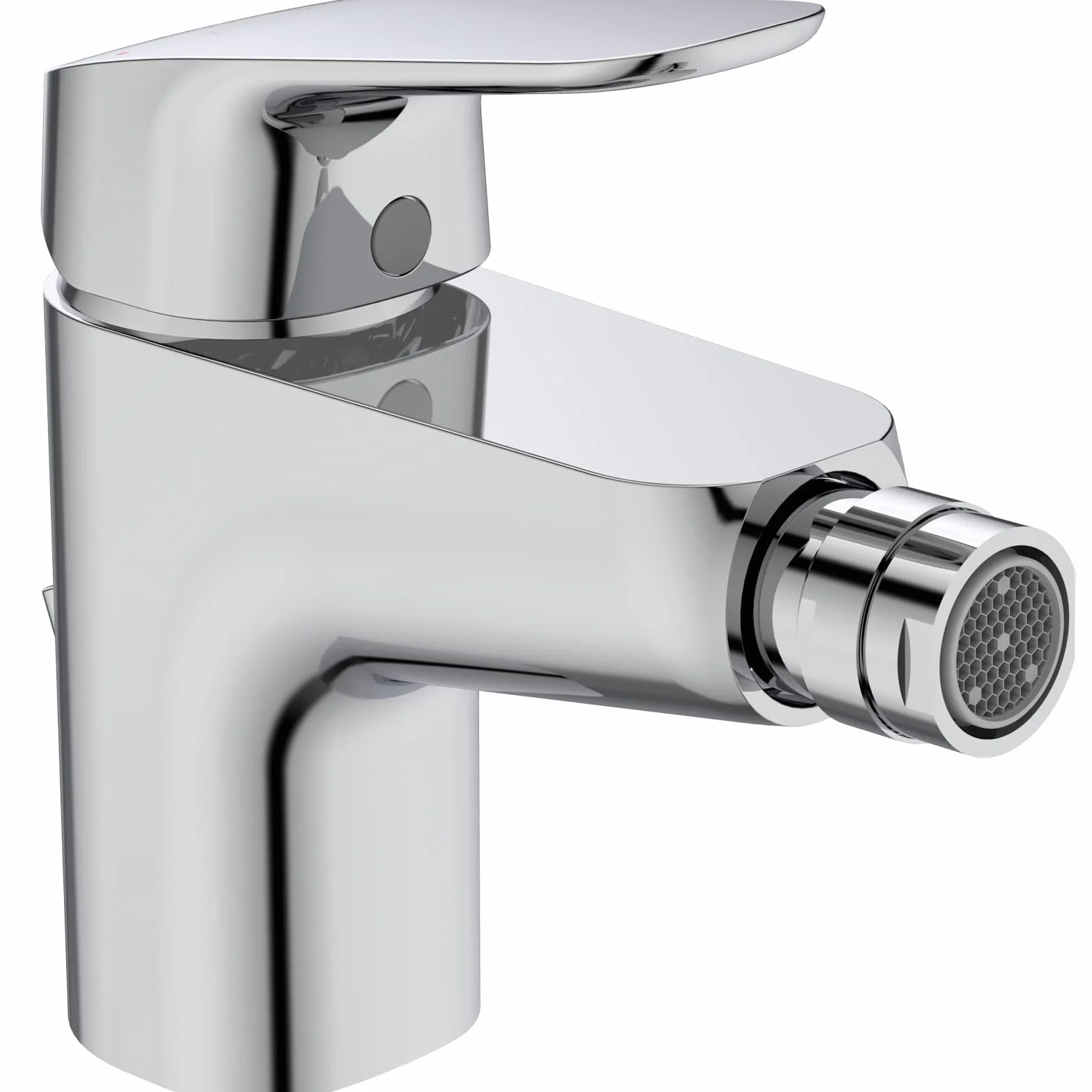 Ideal Standard B1718AA armatura bidetowa Ceraflex, perlator i przegub kulowy, węże przyłączeniowe G 3/8, wysięg 114 mm, chrom