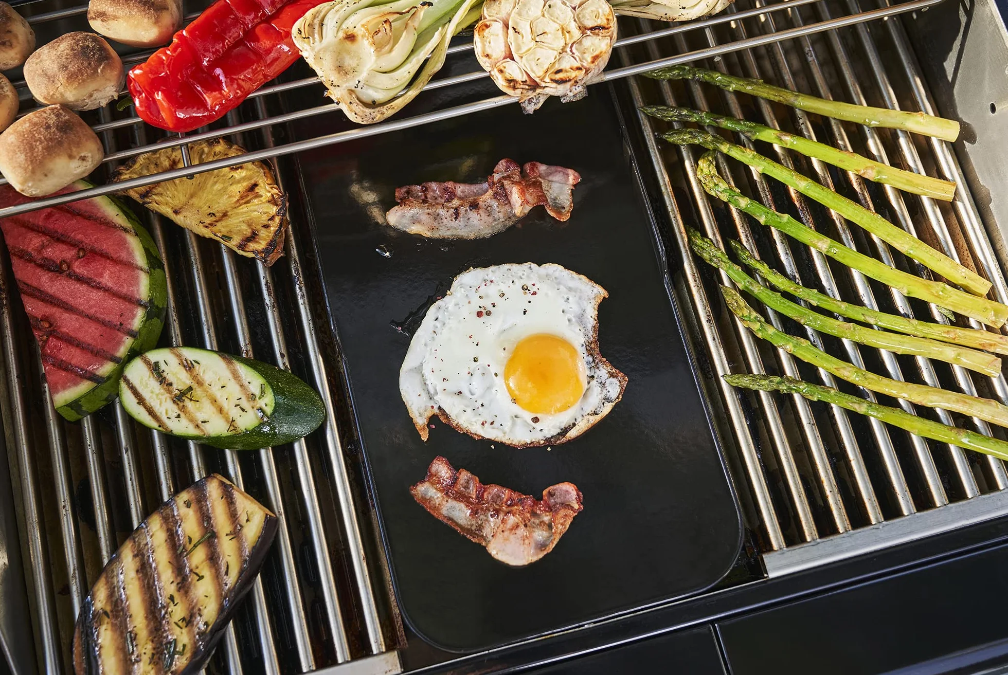 Char-Broil 140119 Griddle do grilla elektrycznego Smart-E, stal węglowa, czarna