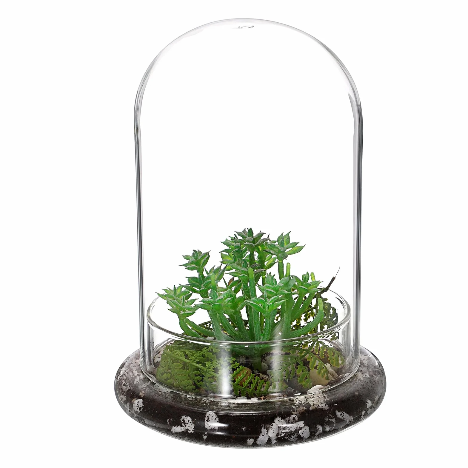 Szklana doniczka mini terrarium na sukulenty z otworem wentylacyjnym 3 mm