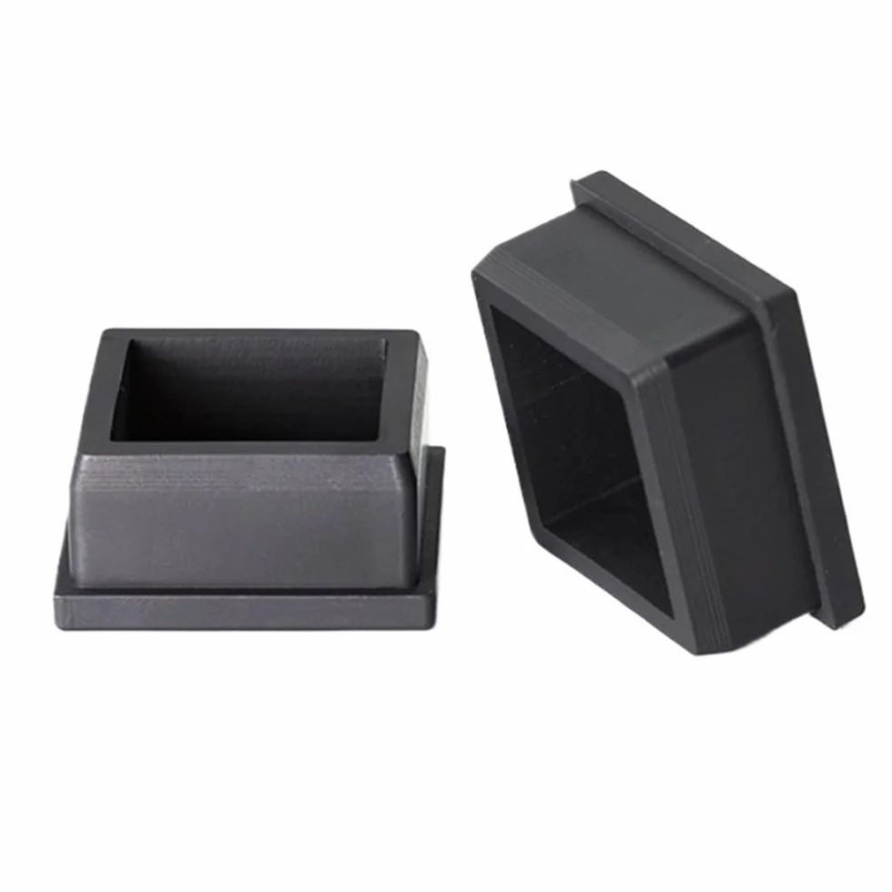 Silikonowe zatyczki uszczelniające, Gumowe zaślepki, kwadratowe silikonowe zatyczki do otworów typu T, 10 szt., 9,6-50,6 mm(48.6mm)