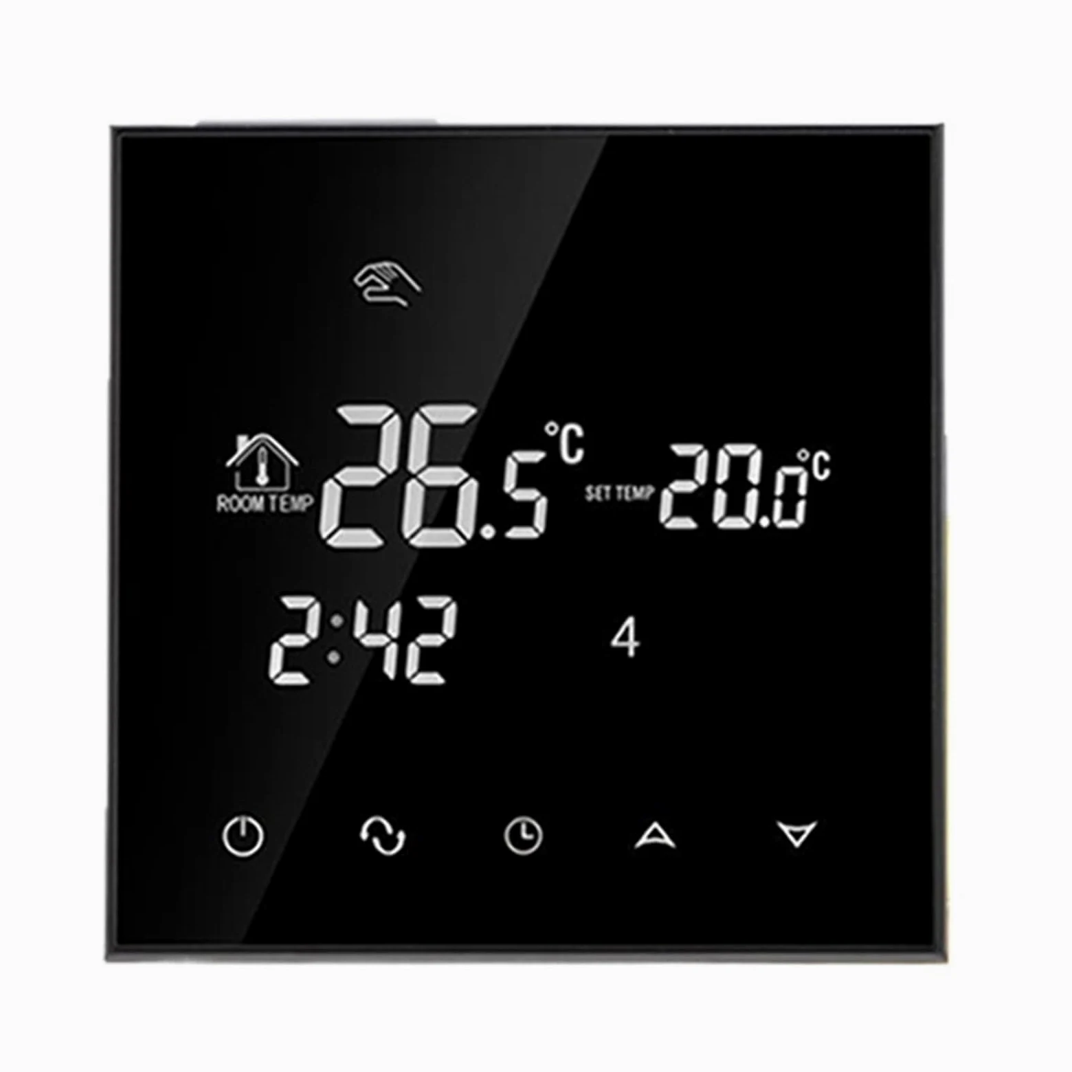 Kontrolowany przez APP Inteligentny i Inteligentny Regulator Temperatury Wi-Fi Regulator Elektryczny System Ogrzewania Bezprzewodowy Termostat Pokojowy Precyzja łatwość Konfiguracji