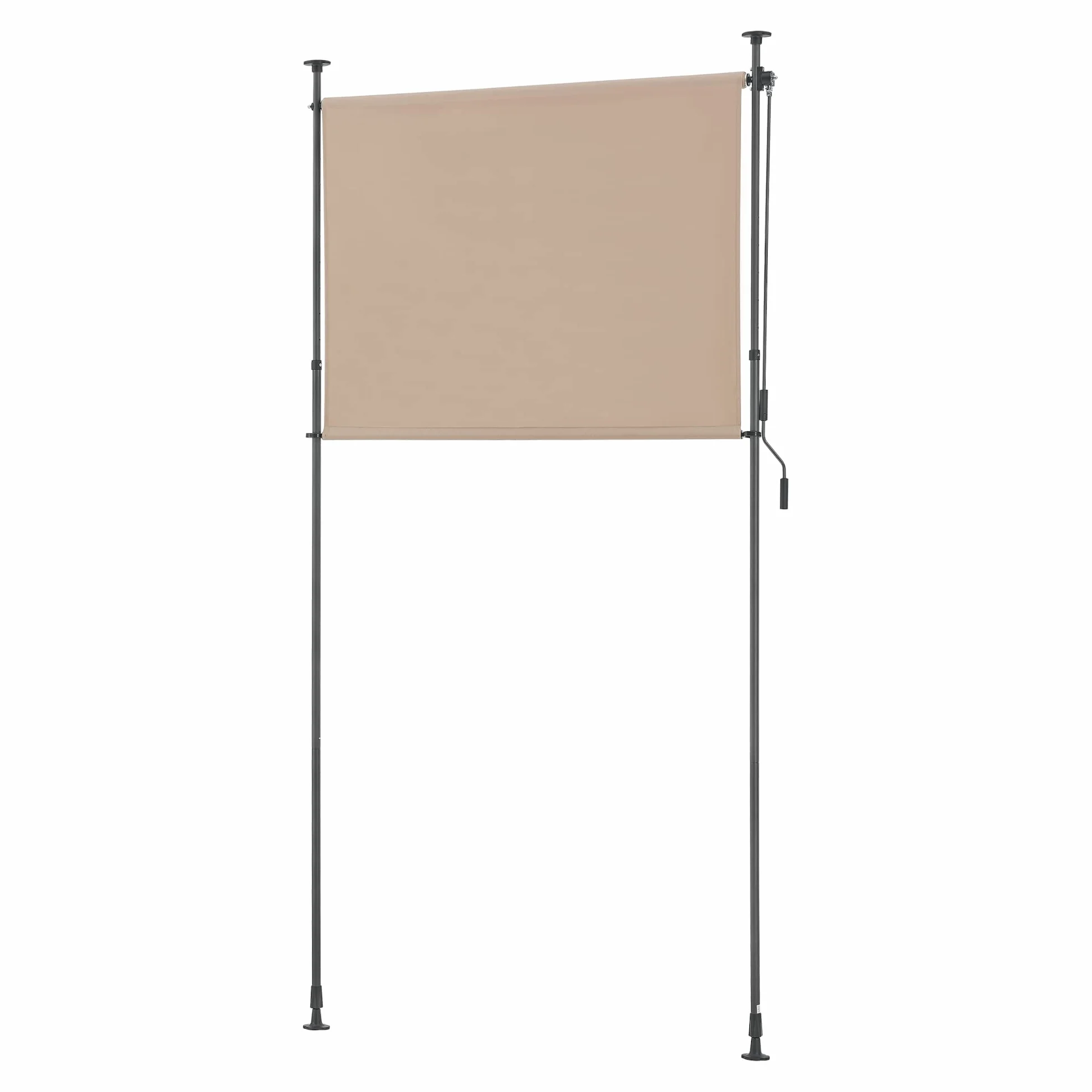 pro.tec Cimarra roleta zewnętrzna 150 x 270 cm z korbą ręczną, piaskowy