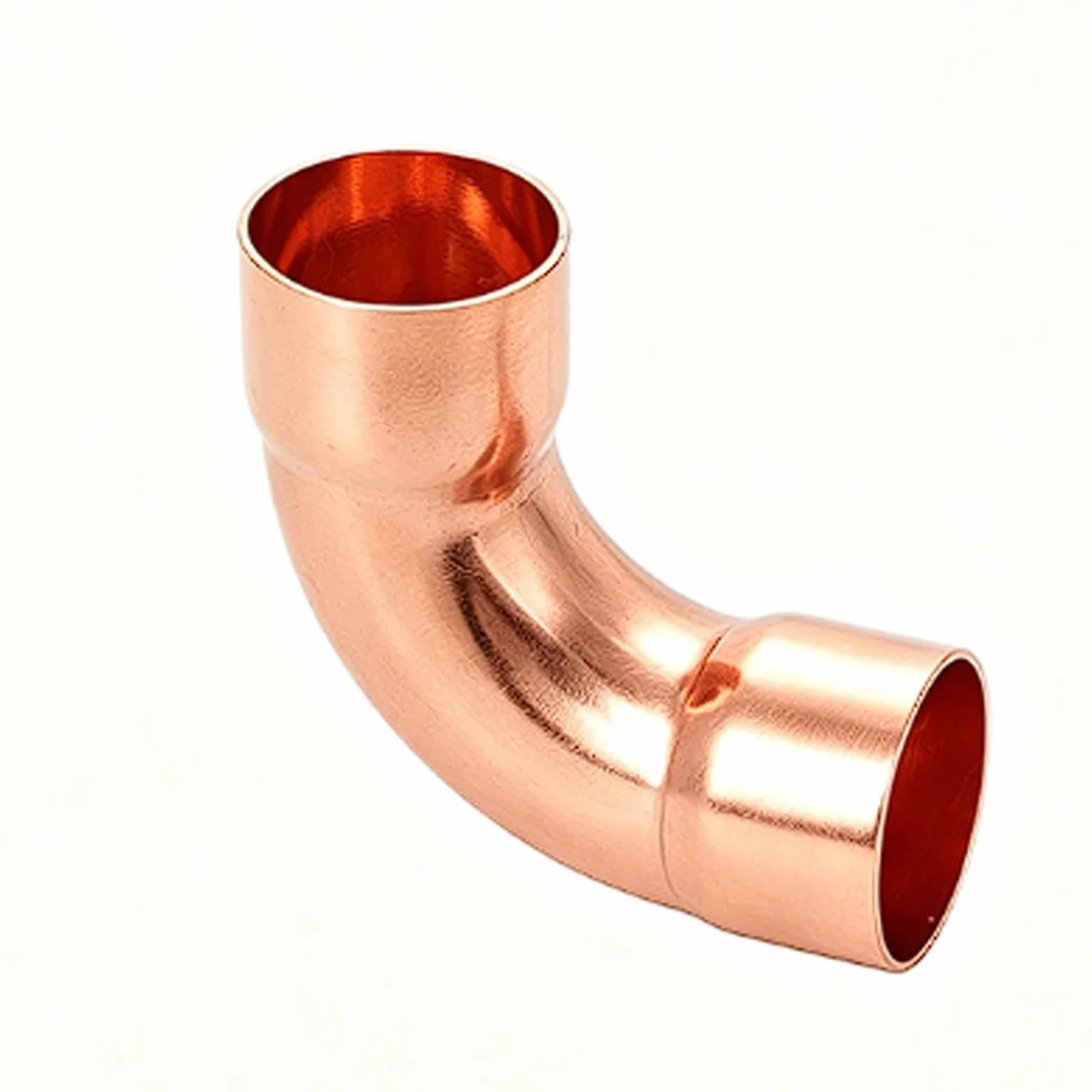 Zestaw złączek do rur miedzianych 1/2" do 2-5/8", Uszczelki lutowane do chłodzenia HVAC AC i kolanek 90 stopni do ogrzewania i klimatyzacji | 54 mm x 1,5 mm