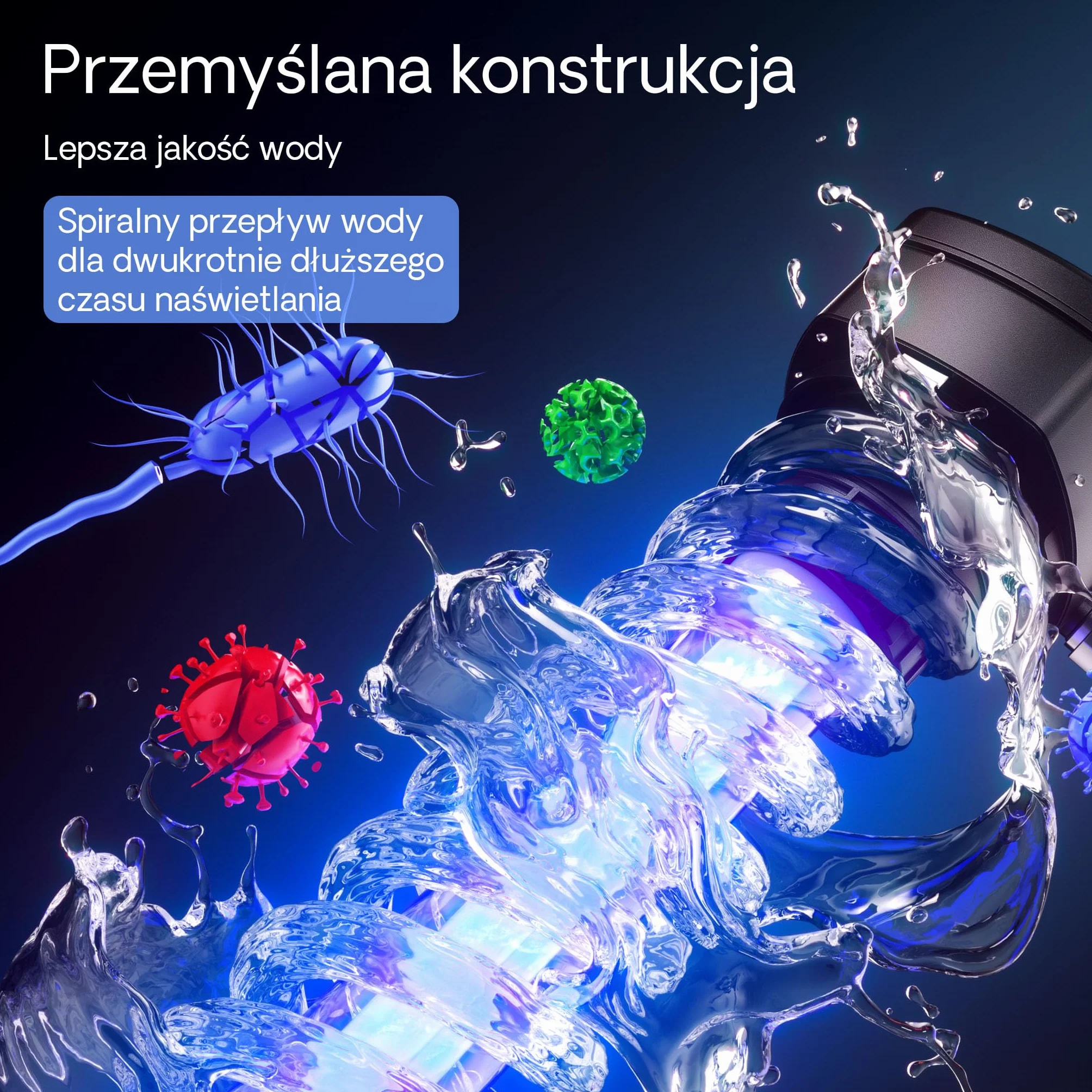 SunSun CUV-236 sterylizator UV-C 36 W do oczka wodnego