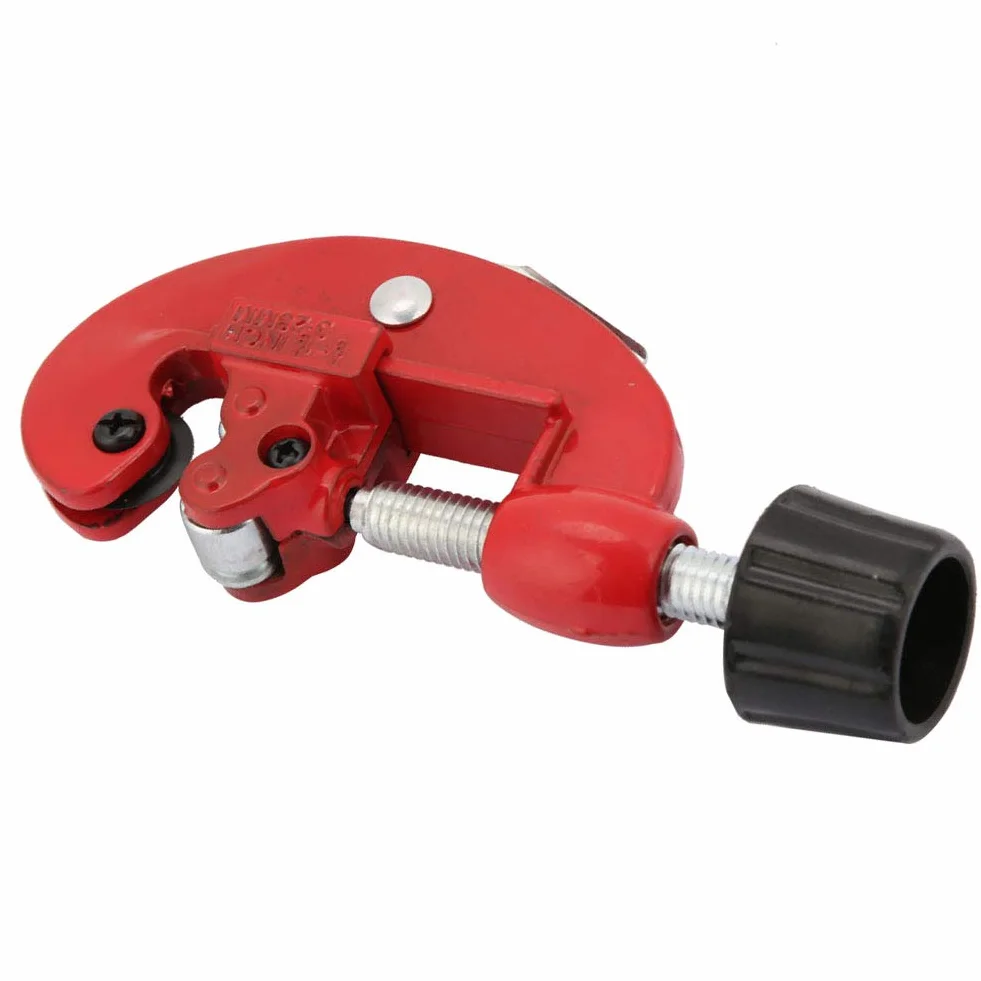 Kupferrohrschneider Tragbares Rohrschneidewerkzeug aus Manganstahl für PPR-Rohre aus Aluminiumrohr-Wellrohr(Red)