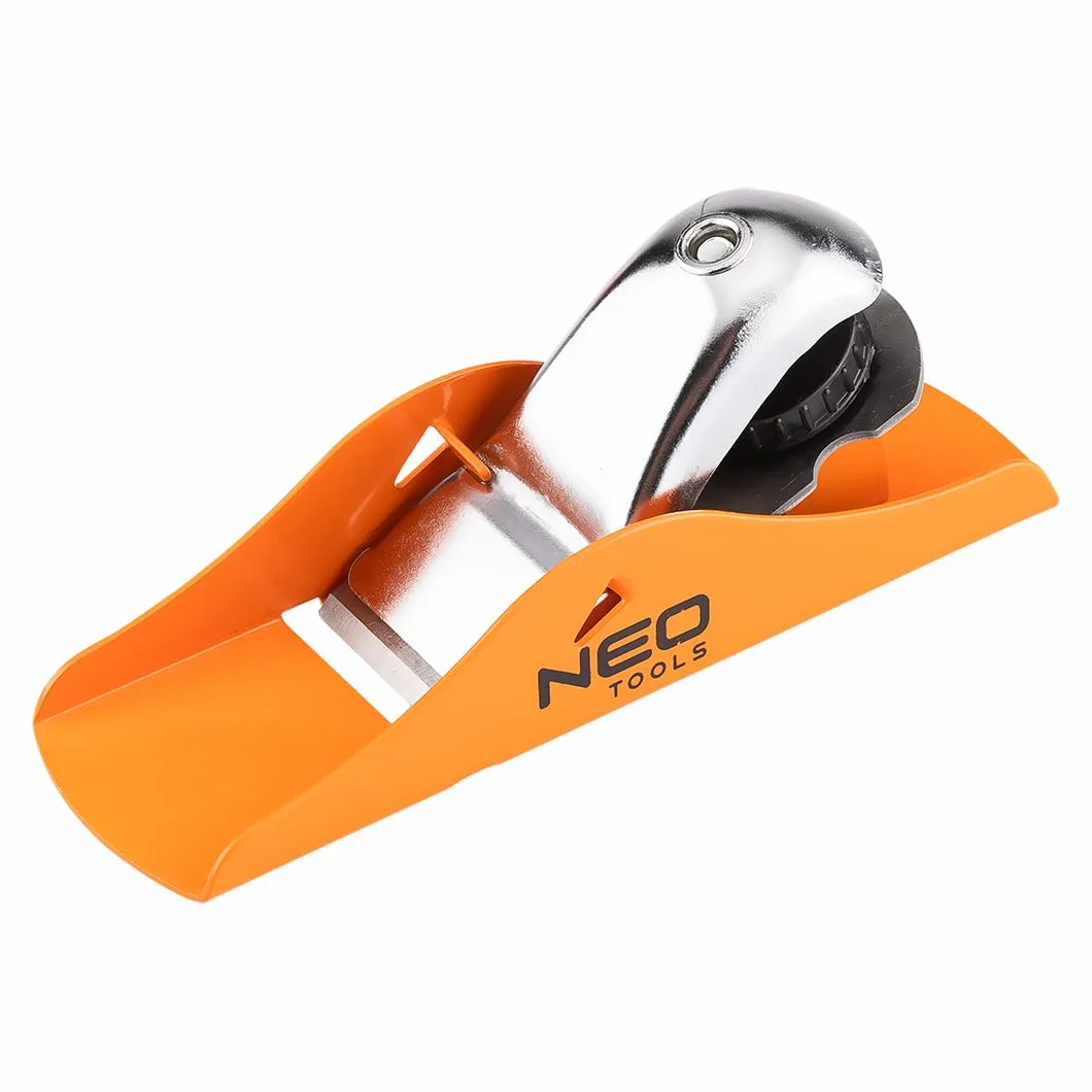NEO TOOLS Ręczny Hobel 163x45mm – Precyzyjny Hobel do Drewna z Żeliwnego Korpusu z 42mm Ostrzem z 65MN Stali, Regulowany, Idealny do Modelarstwa, Robótek Drewnianych i Precyzyjnych Prac Drobnych
