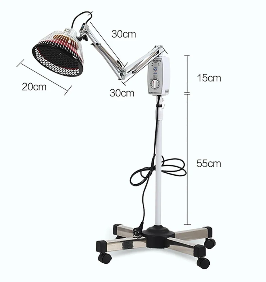 Lampa na podczerwień TDP 250 W mineralna terapia światłem ogrzewanie talerza do łagodzenia bólu