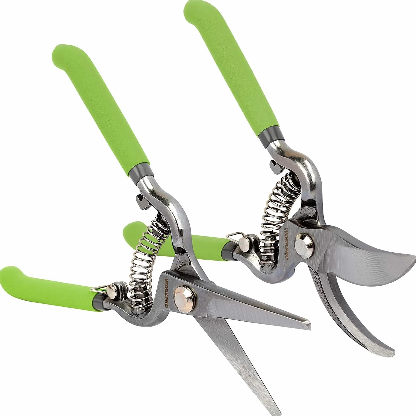 WORKPRO zestaw nożyc ogrodowych 2-częściowy 205mm do roślin drzew róż kwiatów