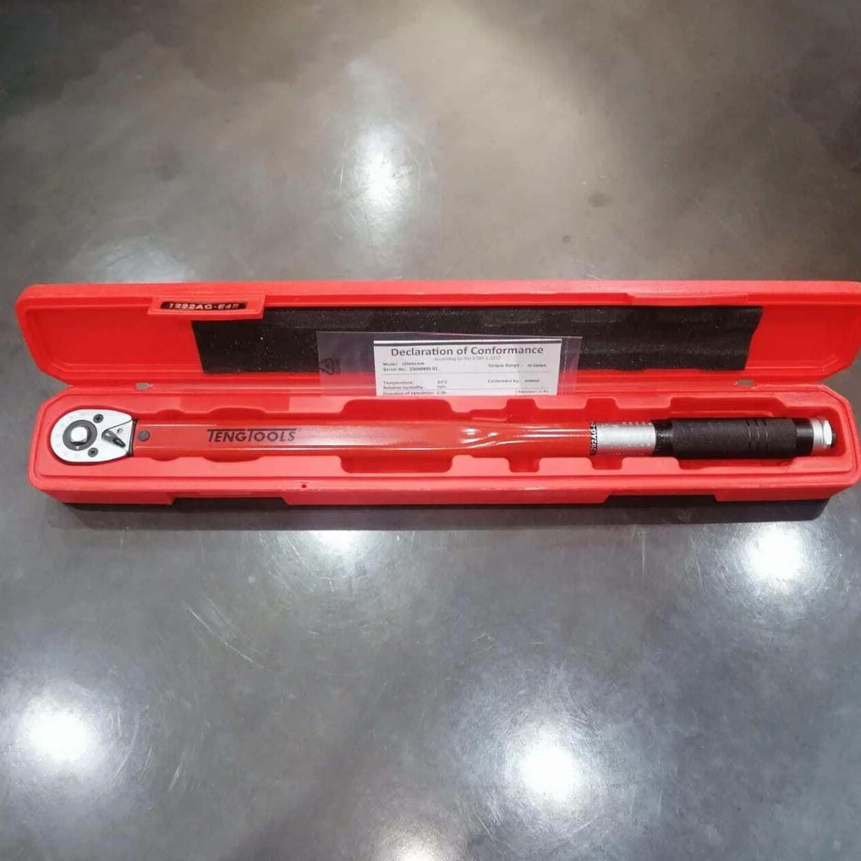 Tengtools 1292AG-ER klucz dynamometryczny, 0,5", 40–210 Nm
