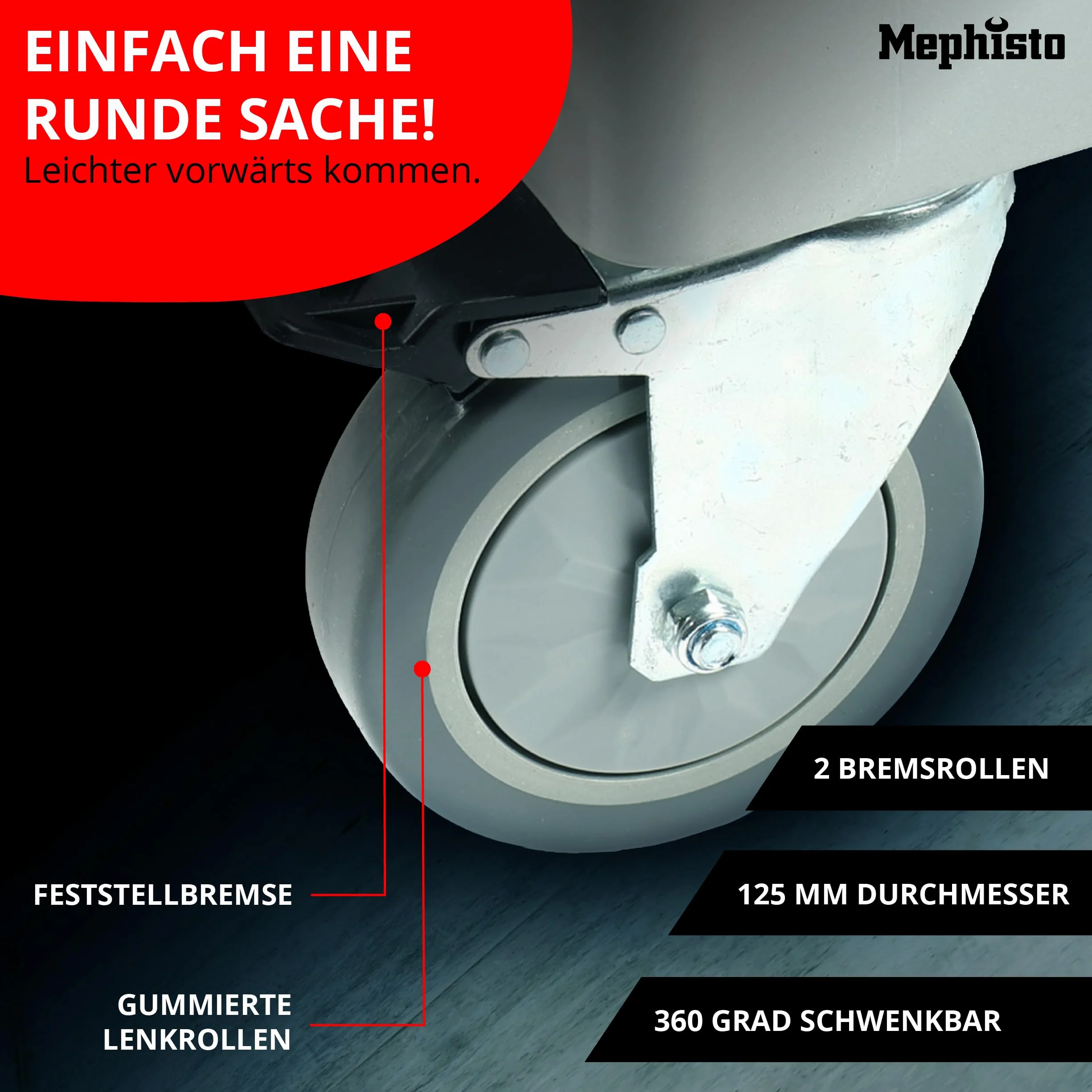 Mephisto Wózek warsztatowy XXL, wózek warsztatowy z 8 szufladami, z czego 7 pełnych narzędzi, takich jak klucze, grzechotka ze skrzynką na nakrętki, śrubokręty itp. z miękkimi wkładkami o wyglądzie