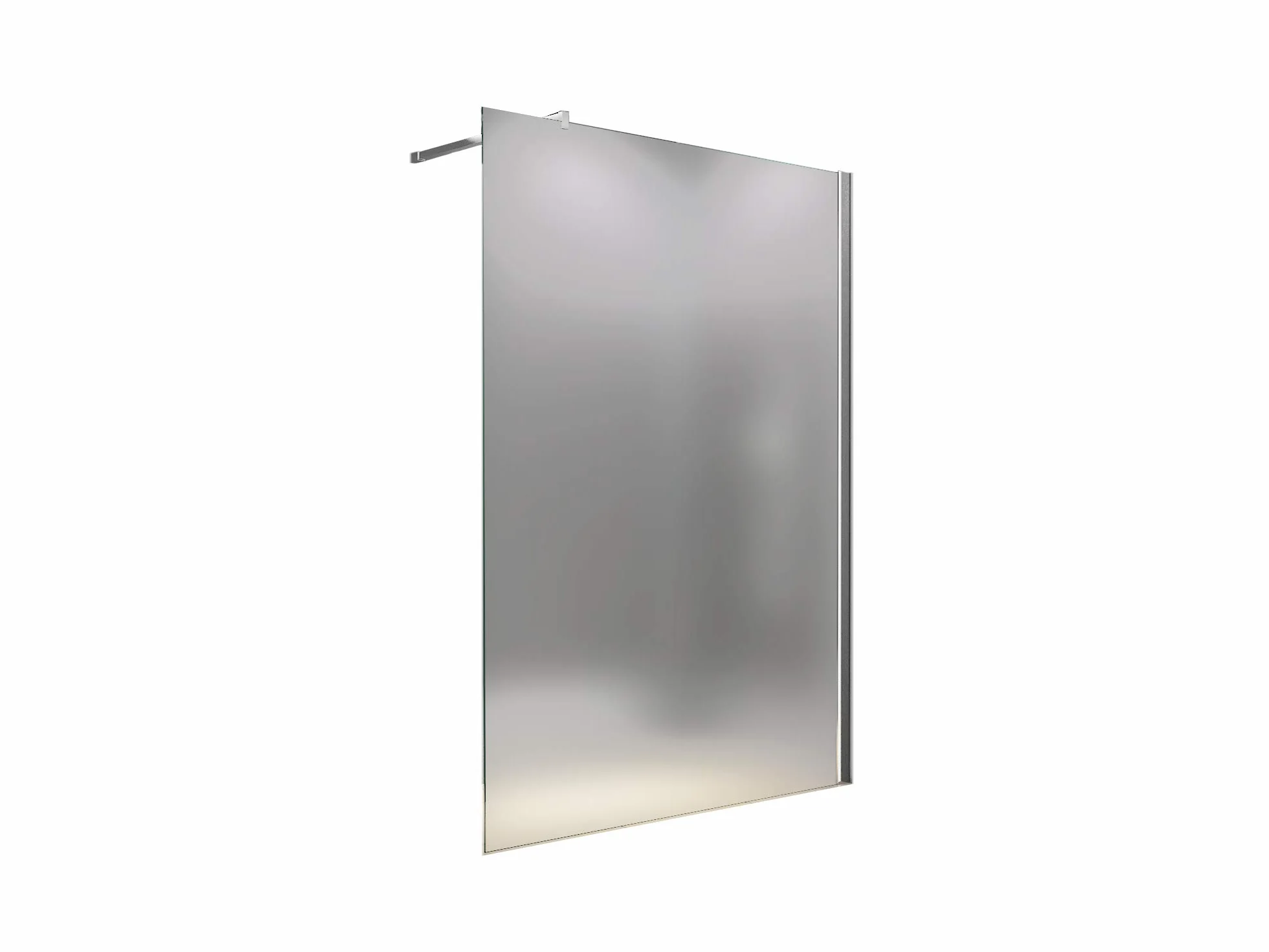 Shop [Typ-Lily] 10 mm walk w ściance prysznicowej - kabina prysznicowa - szkło ESG (110 x 200 cm satynowane)