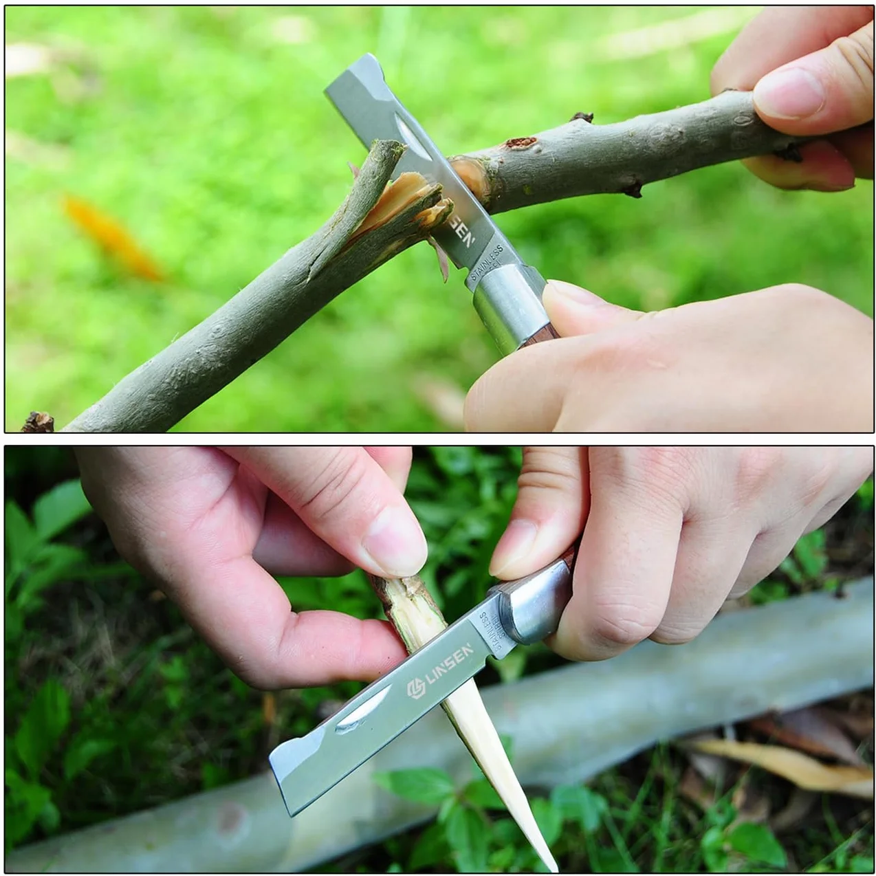 Garden Knife wielofunkcyjny nóż do okulacji, stal nierdzewna, nóż składany, nóż ogrodniczy, scyzoryk, narzędzie tnące do pielenia, przycinania krzewów