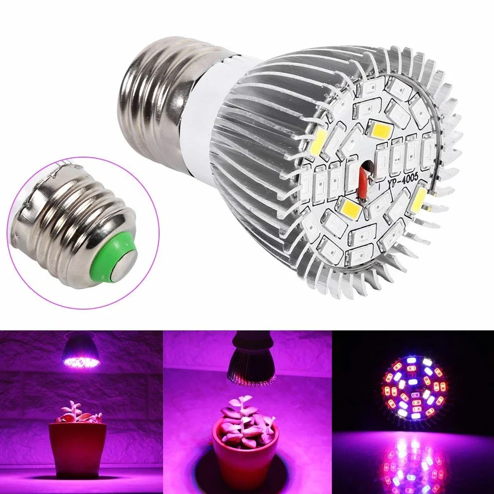 Żarówka LED do uprawy 5W E27 Pełne spektrum Szklarnia Hydroponiczna