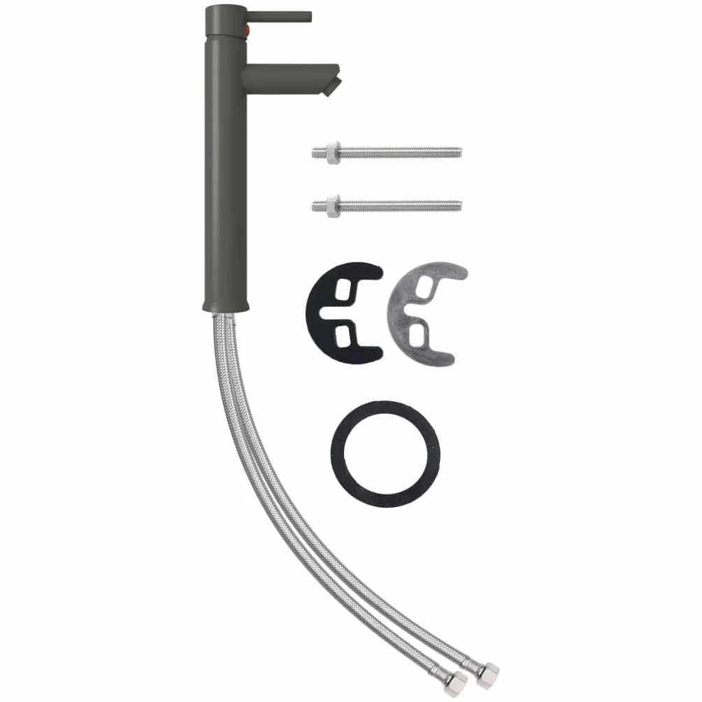 Umywalka ze szkła hartowanego z kranem i zestawem odpływowym push, okrągła umywalka nasadowa o średnicy 42 cm, bateria jednouchwytowa, zajmuje mało miejsca, łatwa w utrzymaniu, do łazienki