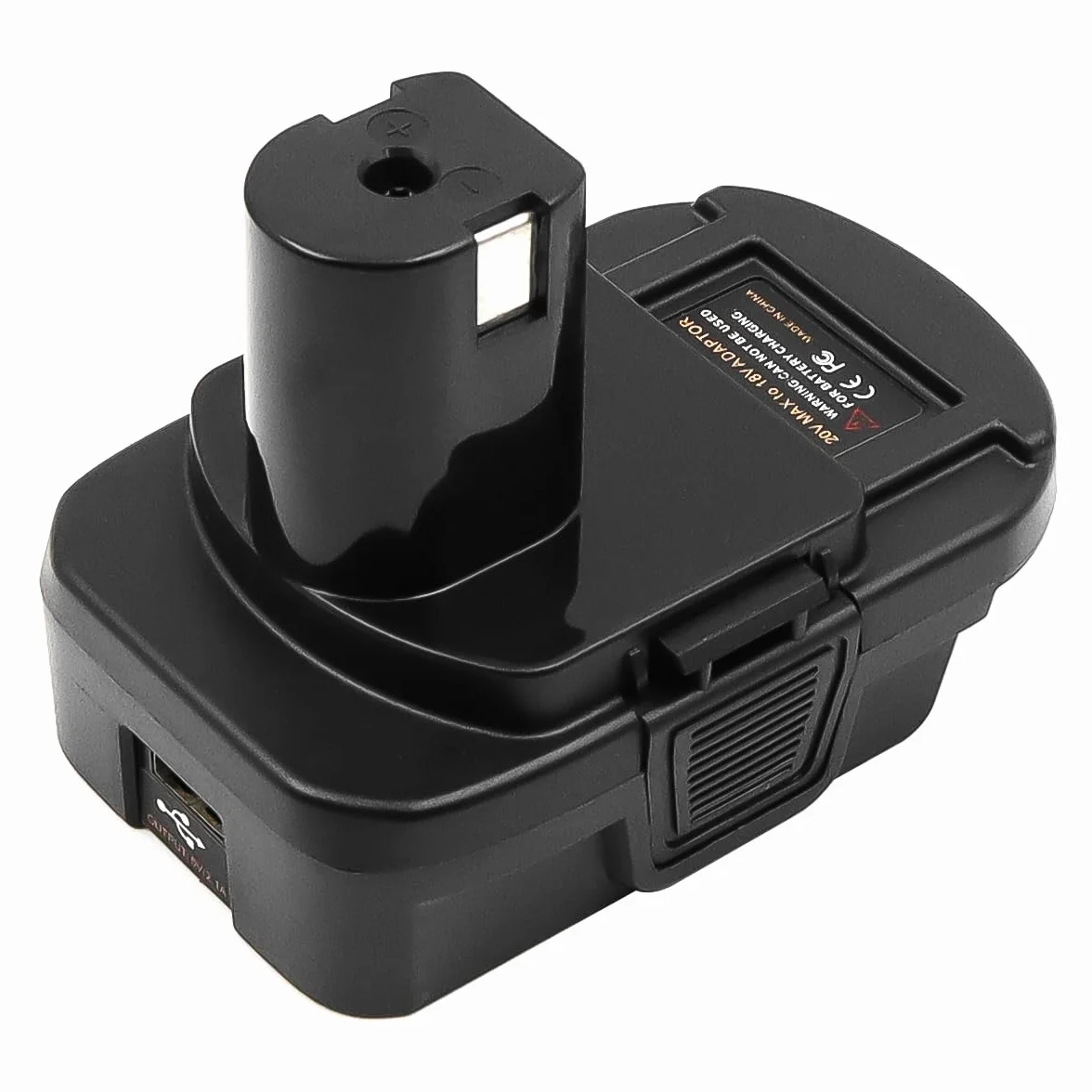 Sarini Adapter akumulatora Roybi 18 V z portem USB kompatybilny z akumulatorem litowo-jonowym Dewalt 18 V 20 V Milwaukee 18 V
