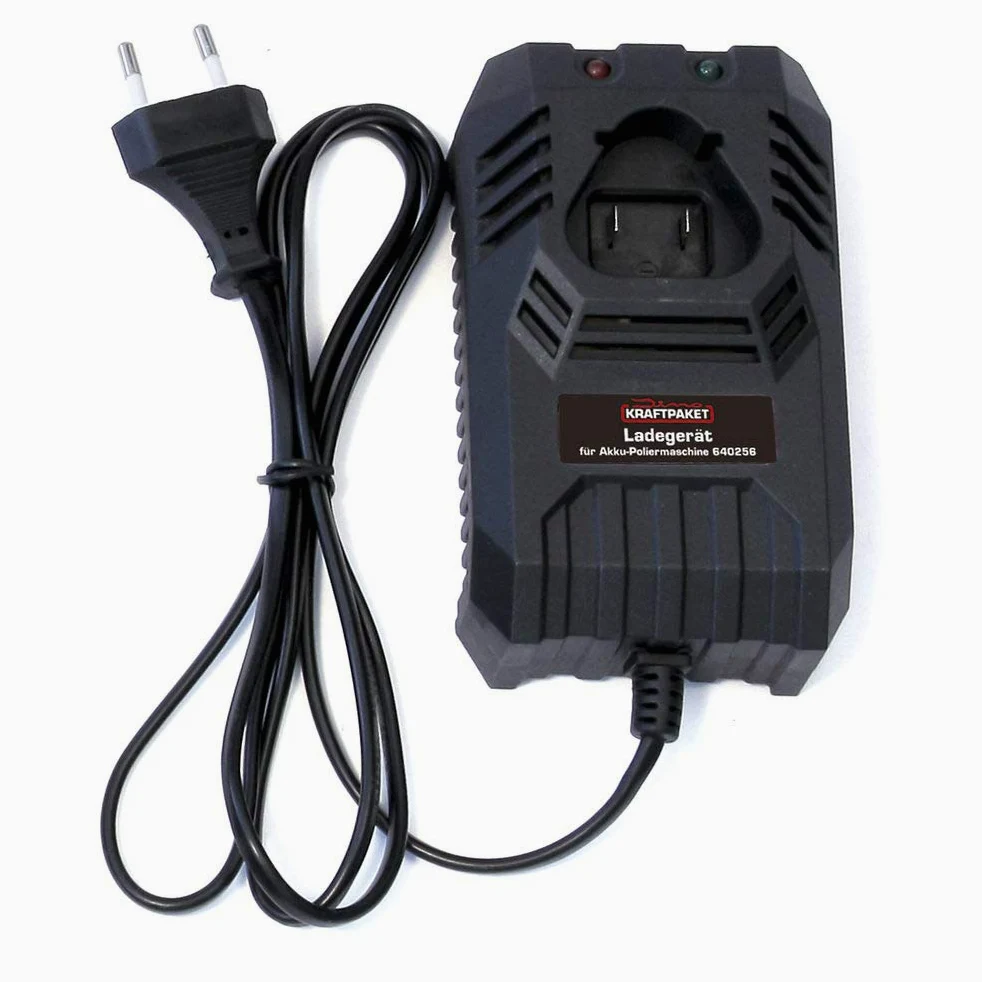 Dino KRAFTPAKET 640256 10,8 V akumulatorowa maszyna do polerowania Multiplex 75 mm talerz 600 – 3000 obr./min z obrotową obudową do pręta lub pistoletu. Kompletny zestaw z padami, talerzem polerskim, ładowarką, torbą, szara
