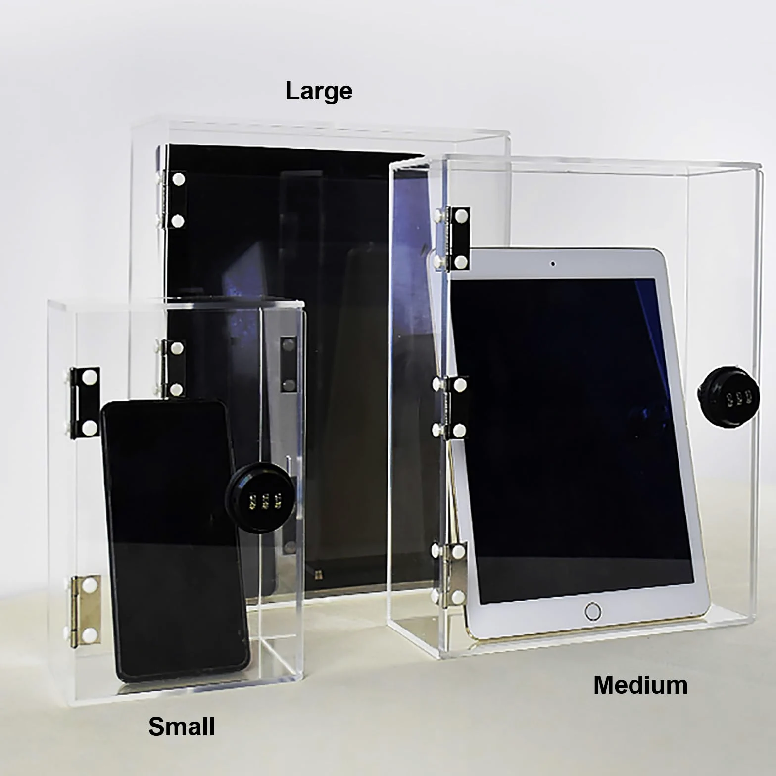 Przenośne pudełko na telefon komórkowy, etui do przechowywania z zamkiem na klucze do smartfonów, przezroczyste więzienie na telefon do samokontroli, uchwyt do zarządzania czasem urządzenia mobilnego