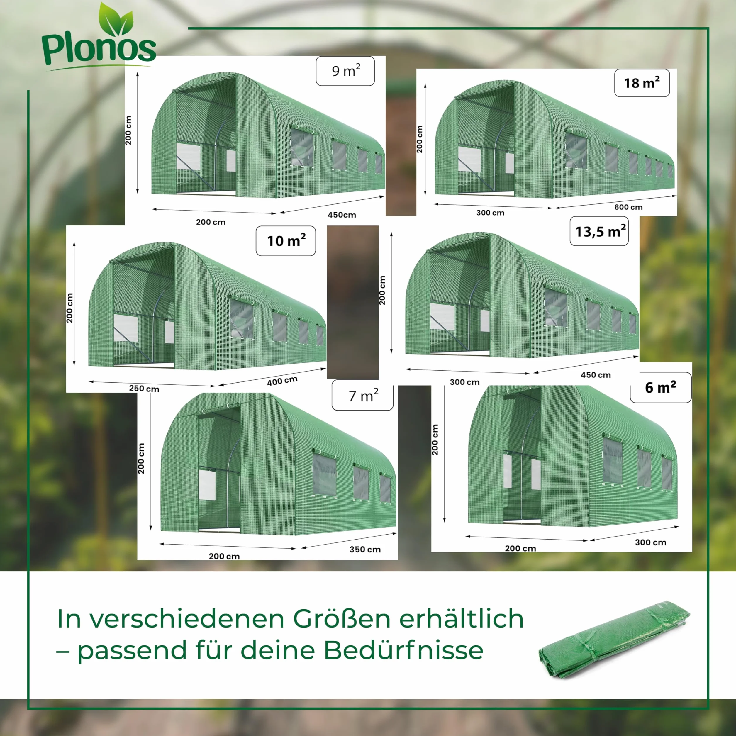 Folia zamienna do tunelu foliowego szklarni 2 x 3,5 m