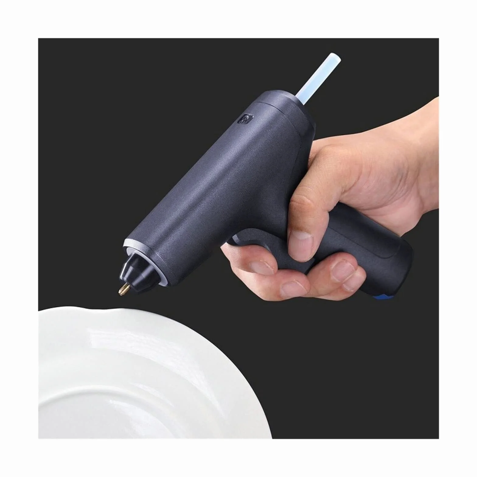 Pistolet Do Kleju Na GorąCo Bezprzewodowy Pistolet Do Klejenia Na Gorąco Zestaw Szybkiego Nagrzewania Pistoletu Do Klejenia Z Klejem W Sztyfcie Premium Do Domowego Pistoletu Do Gorącego Silikonu