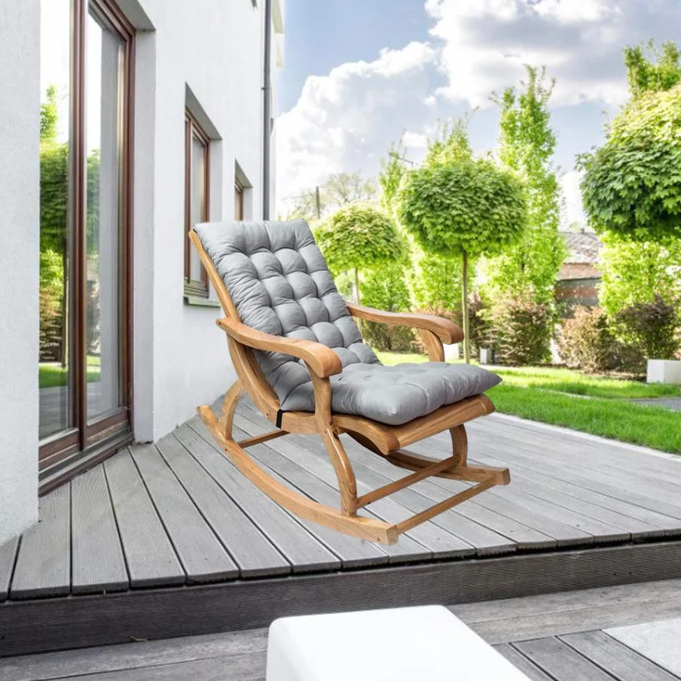 basku Garden Lounge Poduszki, Poduszki Sun Outdoor Garden Poduszka Krzesło Lounge Poduszka Poduszka Na Leżaku Z Pasami (120 * 50 * 12 cm)